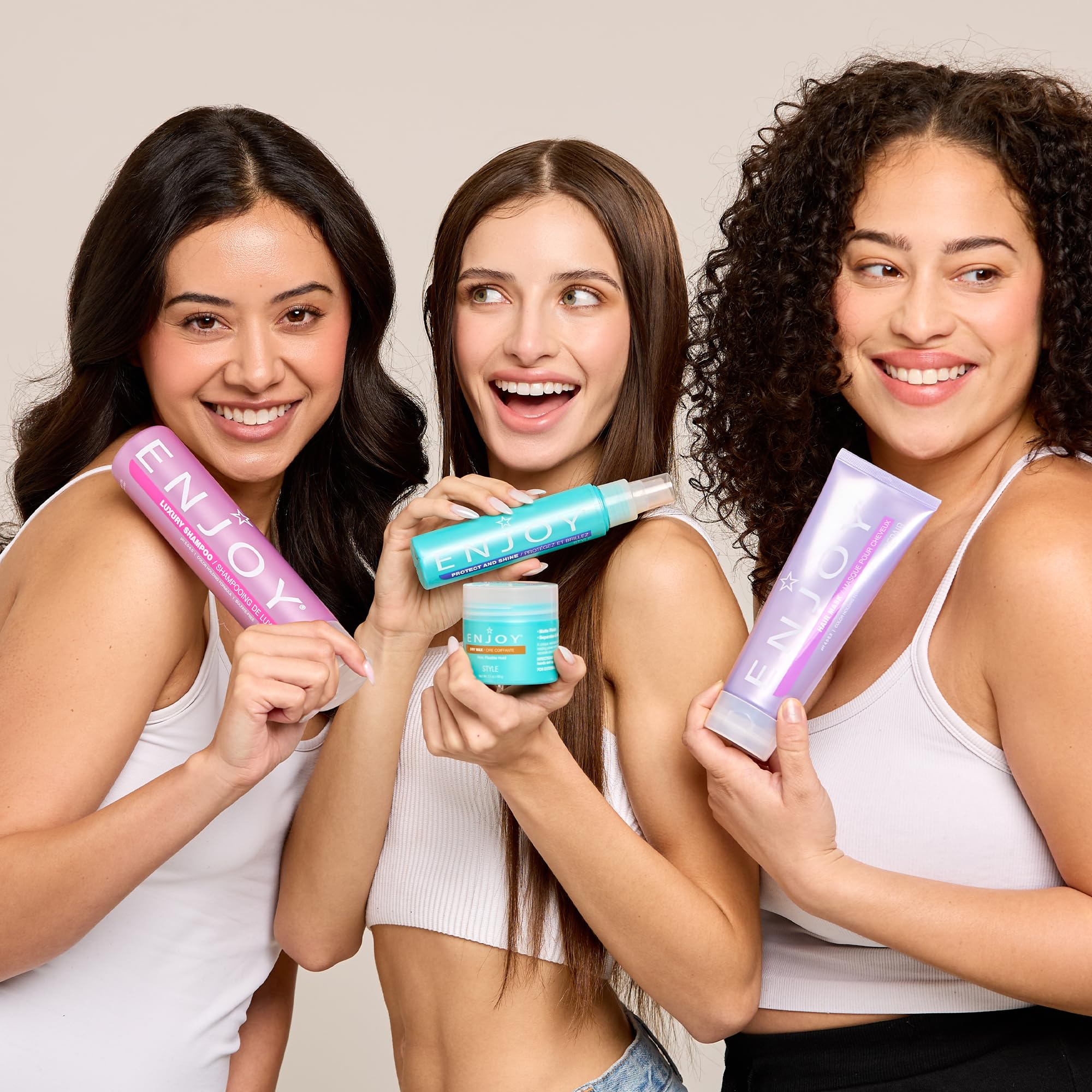 Foto 7 pulgar | Mascarilla Capilar Enjoy Hair 1l Frizz Control Color Safe - Venta Internacional.