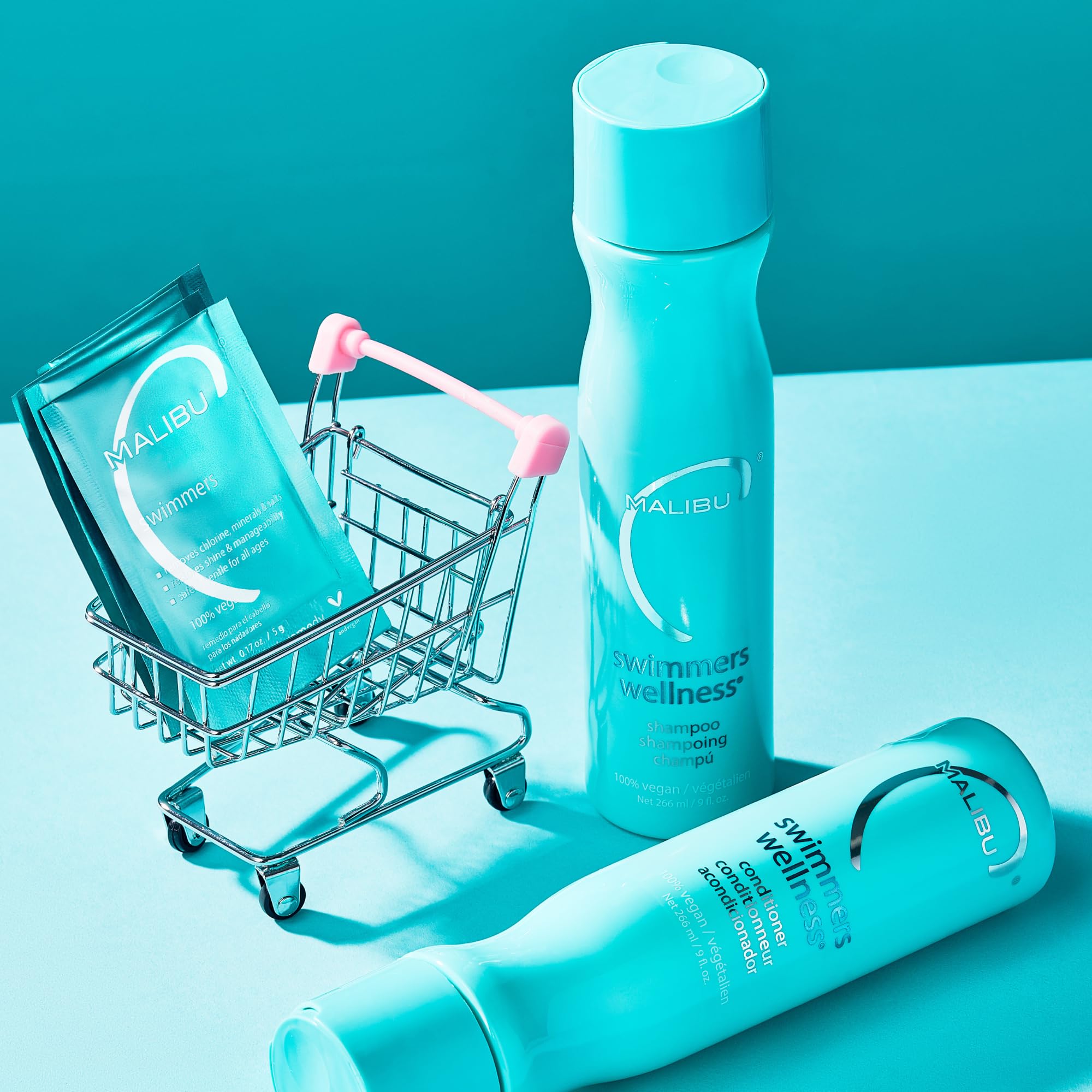 Foto 6 | Remedio De Bienestar Para Nadadores Malibu C Para El Cuidado Del Cabello, 12 Paquetes - Venta Internacional.
