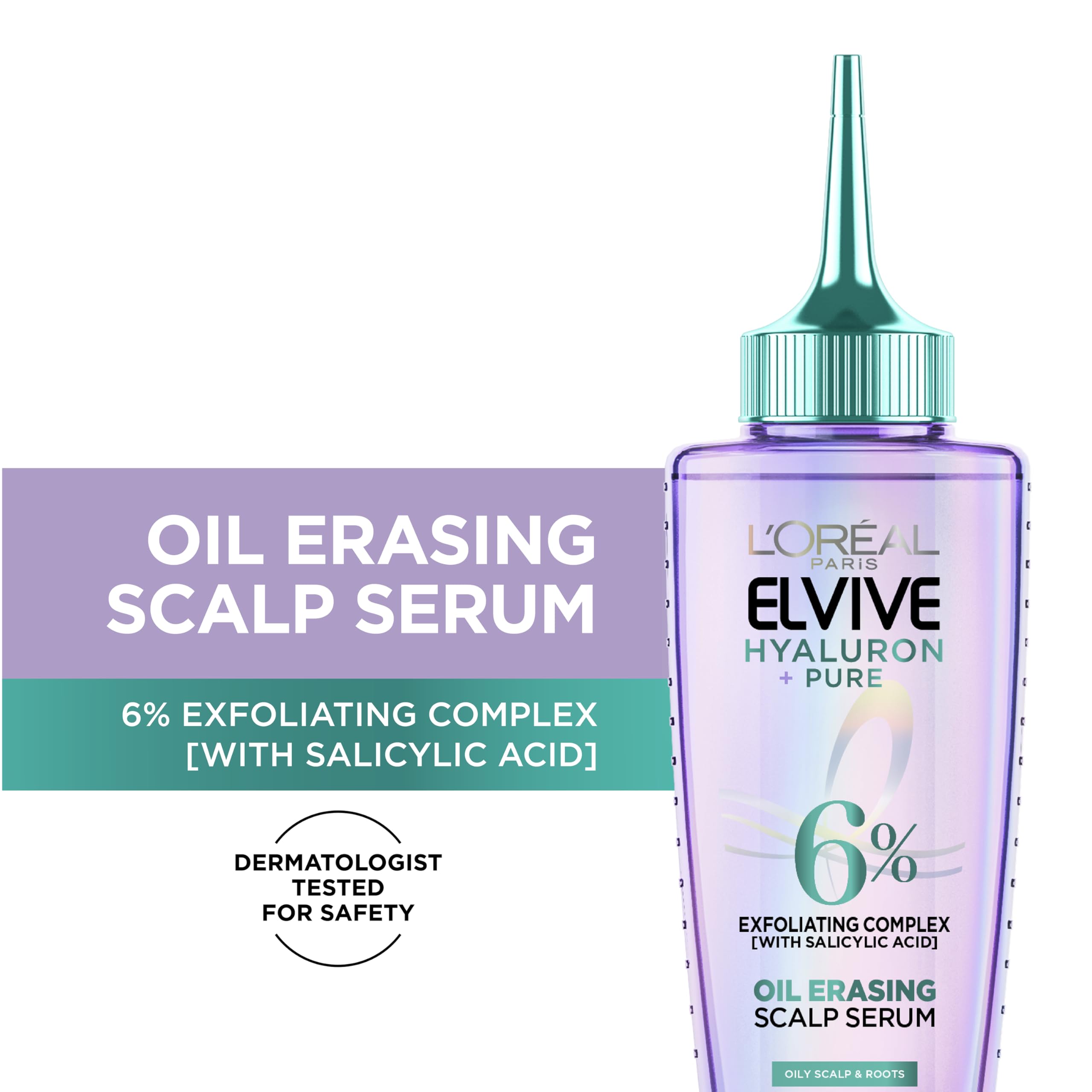 Foto 3 pulgar | Sérum Para Cuero Cabelludo L'oreal Paris Elvive Hyaluron + Pure Oil 100 Ml - Venta Internacional.