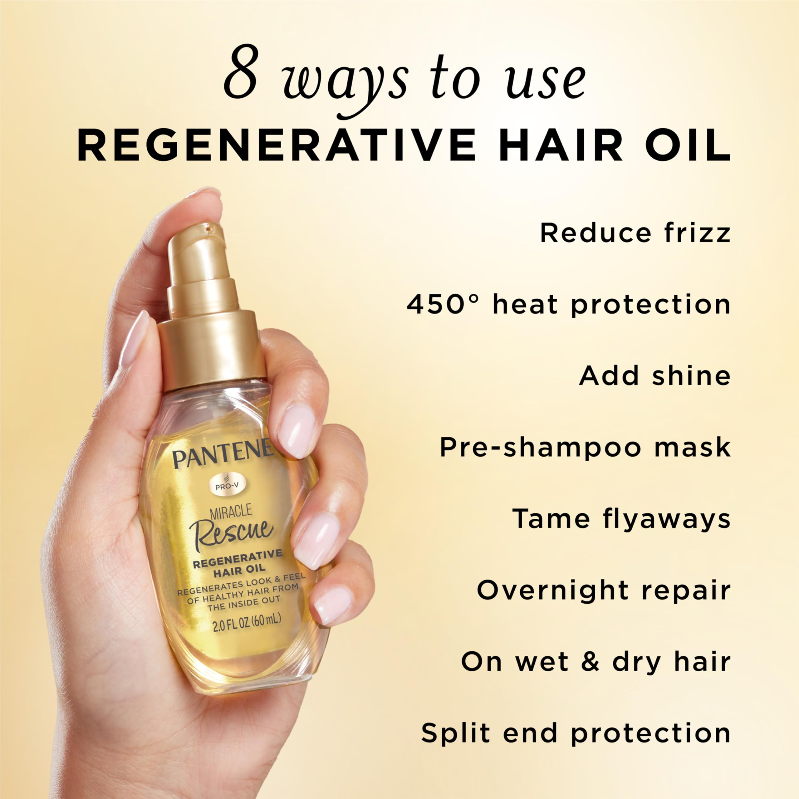 Foto 6 pulgar | Aceite Capilar Pantene Miracle Rescue Regenerative 60 Ml - Venta Internacional.