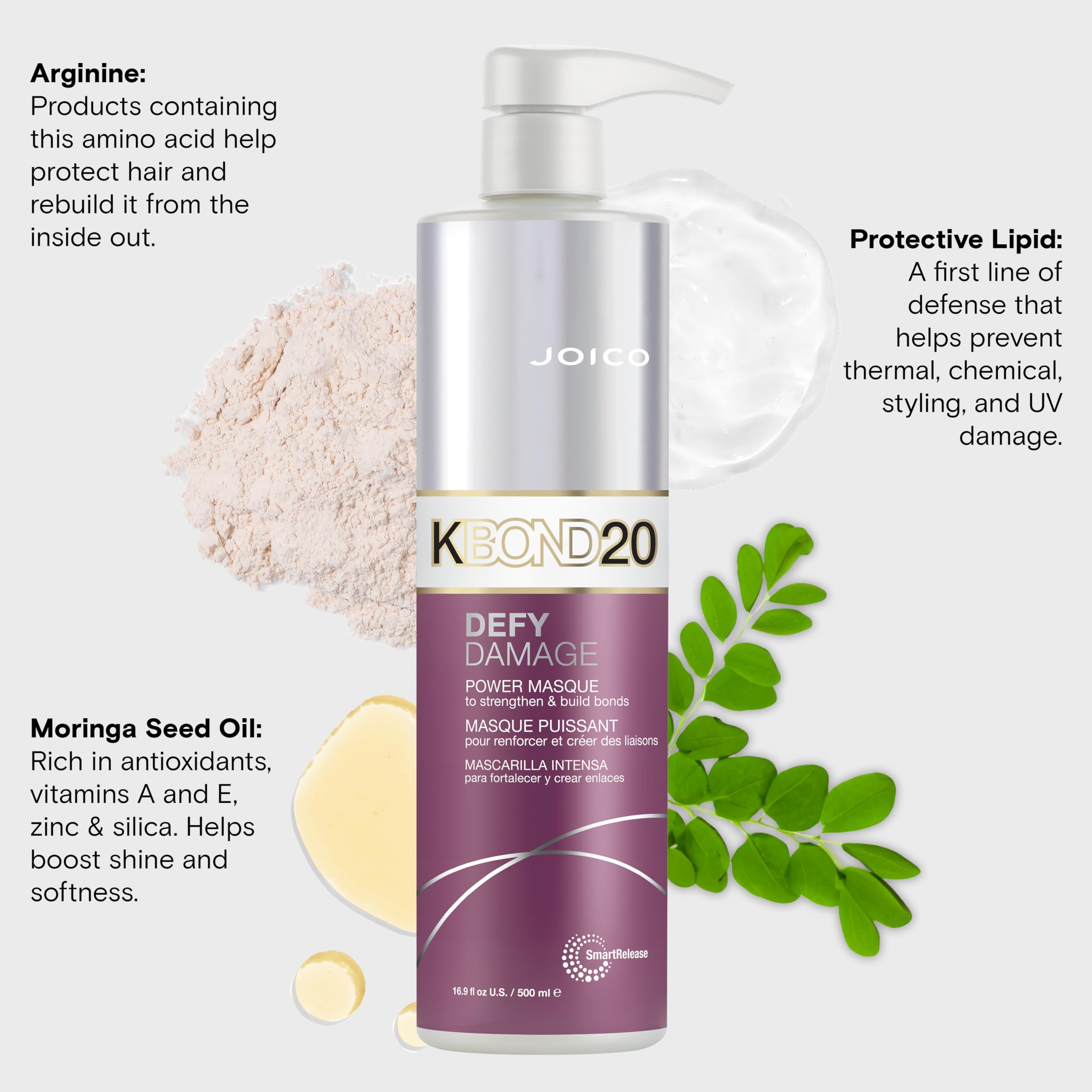 Foto 6 pulgar | Mascarilla Capilar Joico Defy Damage Kbond20 Power, 500 Ml, No Destiñe - Venta Internacional.