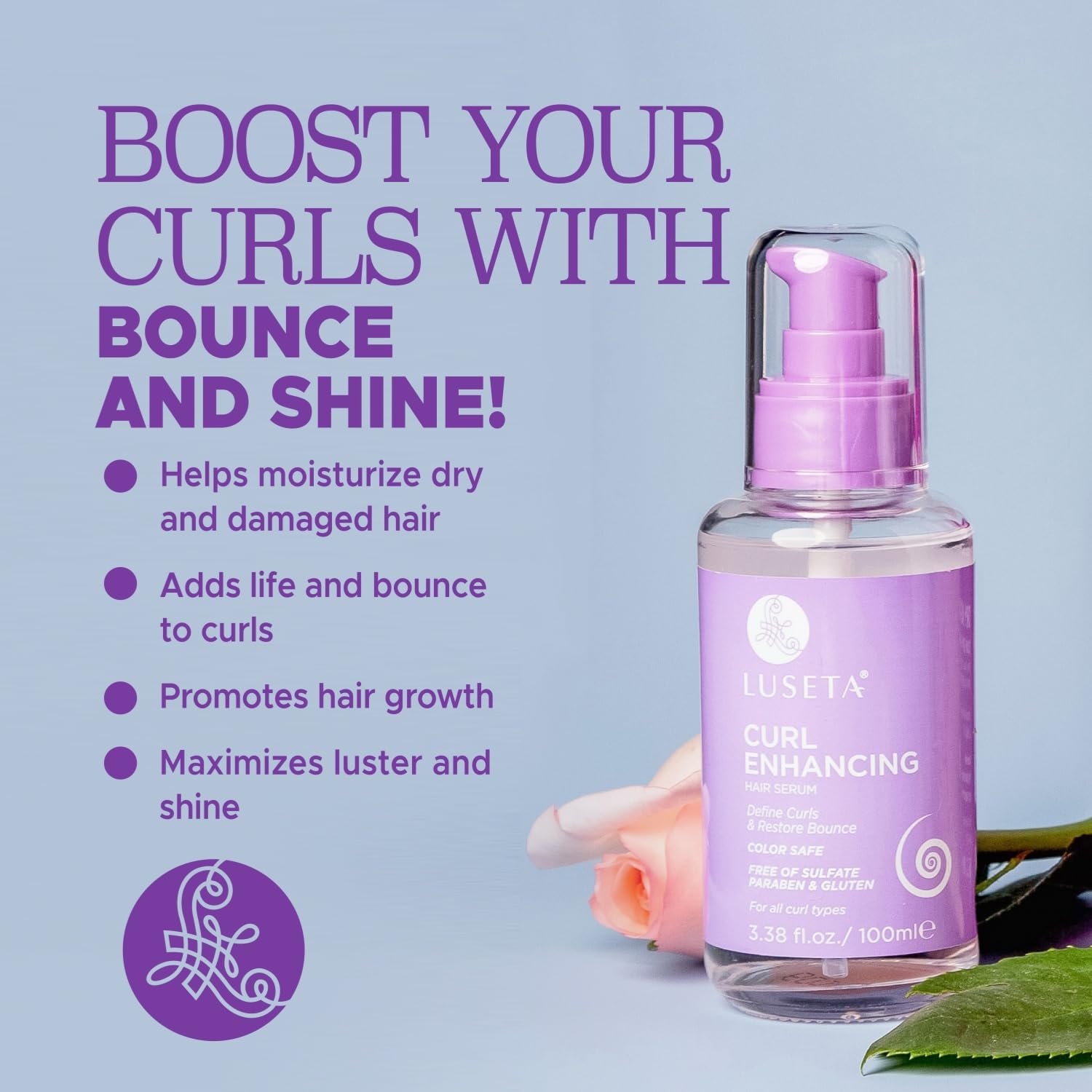 Foto 3 pulgar | Aceite Capilar Luseta Curl Enhancing Define Curl, 100 Ml, Antiencrespamiento - Venta Internacional.