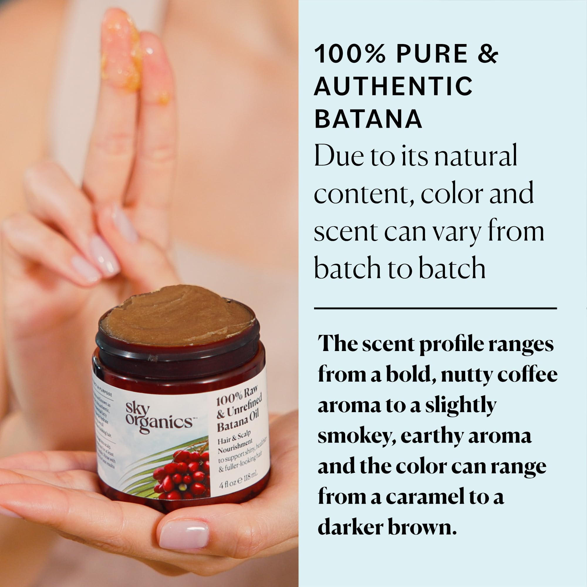 Foto 6 pulgar | Aceite De Batana Sky Organics 120 Ml, 100% Crudo Y Sin Refinar, Vegano - Venta Internacional.