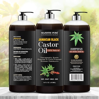 Foto 3 | Aceite de Ricino Negro Jamaicano Majestic 480 ml - Venta Internacional
