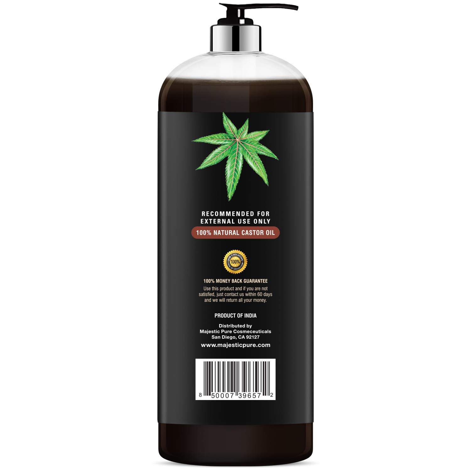 Foto 5 pulgar | Aceite de Ricino Negro Jamaicano Majestic  480 ml - Venta Internacional