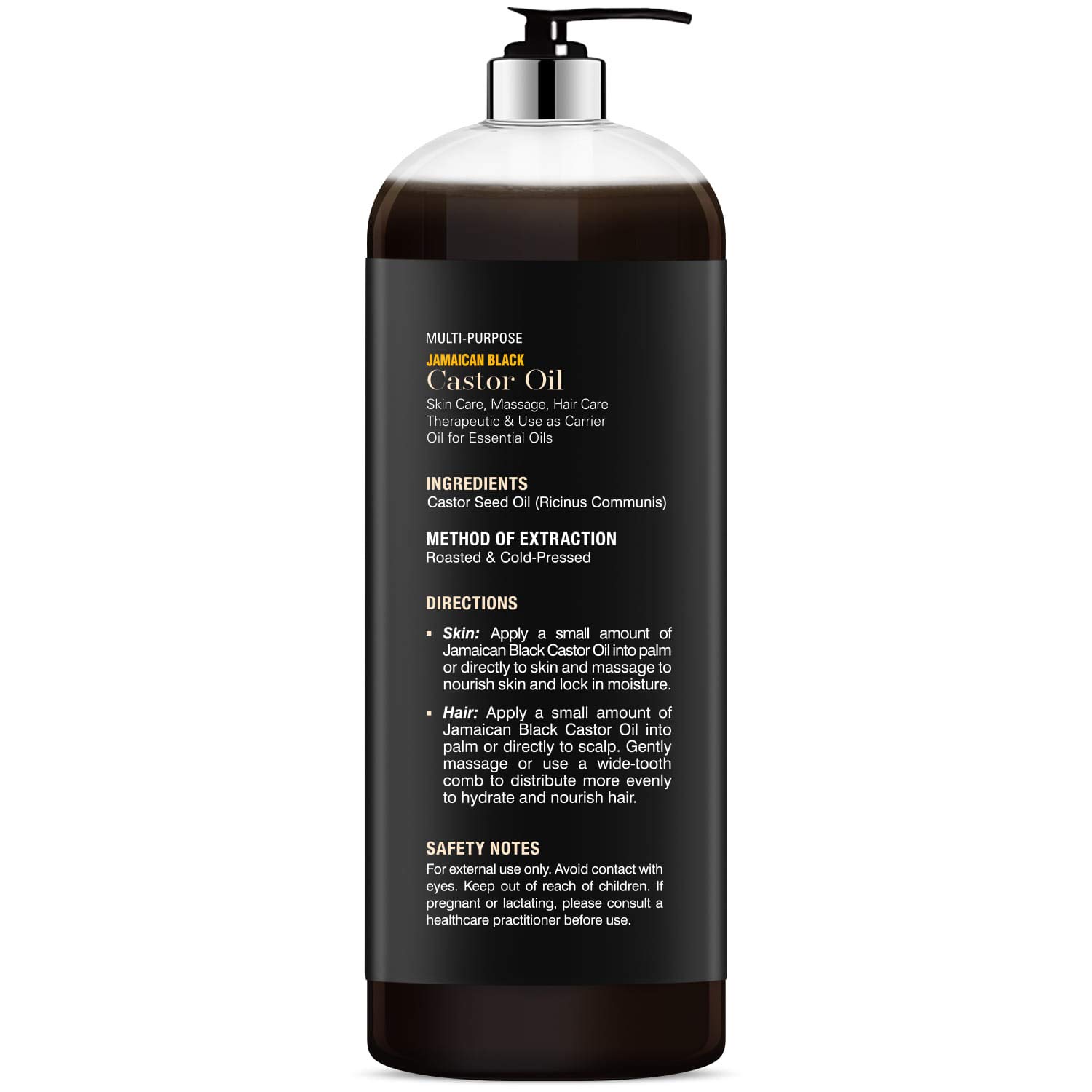 Foto 6 pulgar | Aceite de Ricino Negro Jamaicano Majestic  480 ml - Venta Internacional
