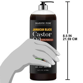 Foto 7 | Aceite de Ricino Negro Jamaicano Majestic 480 ml - Venta Internacional