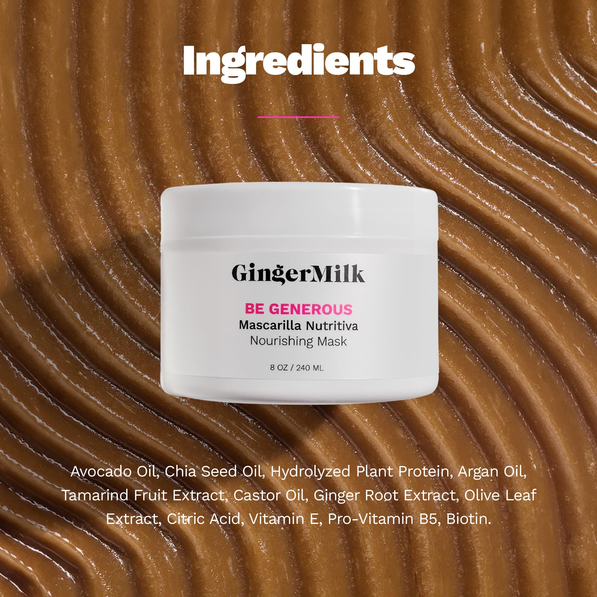Foto 4 pulgar | Mascarilla Capilar Ginger Milk Natural Care de 240 ml-Venta Internacional