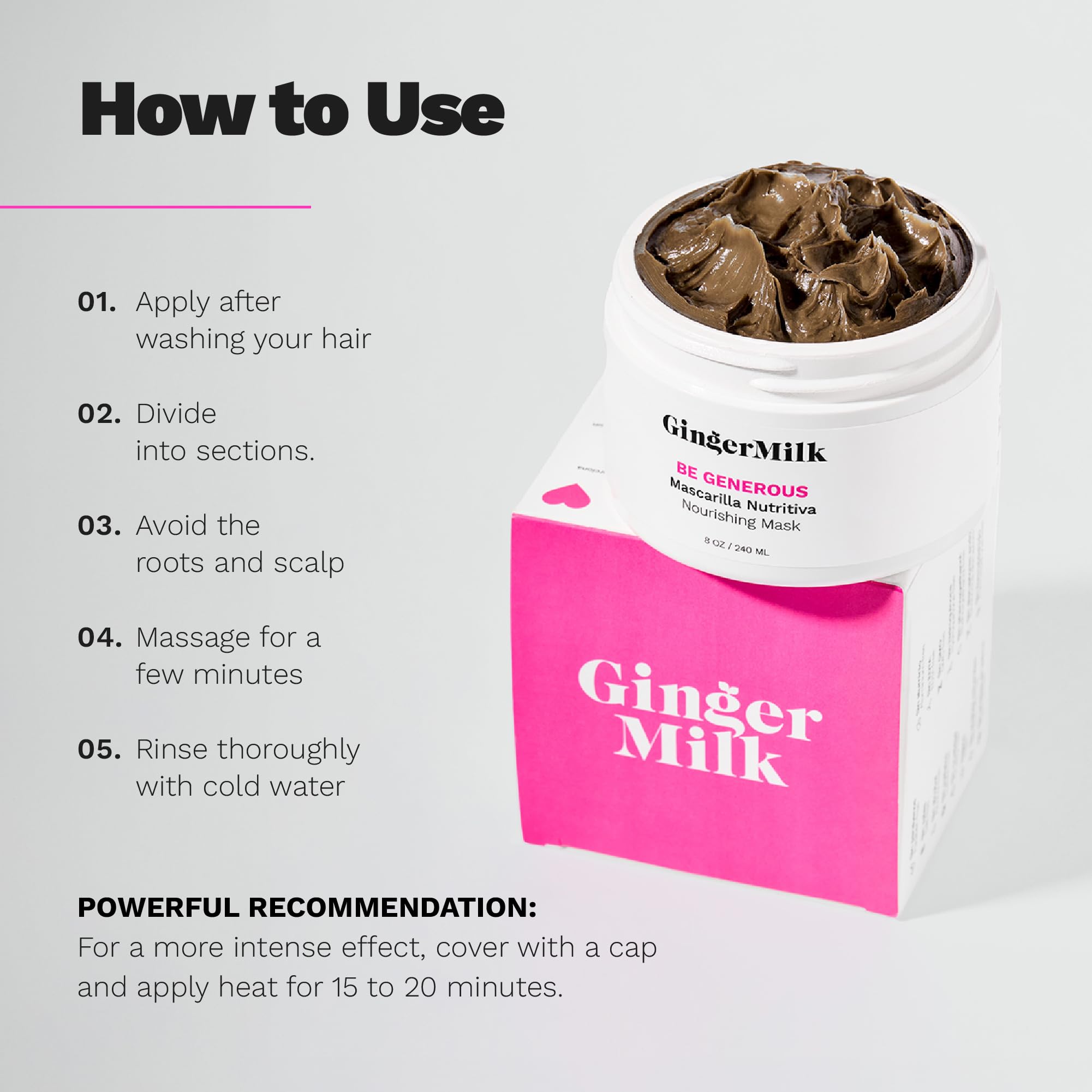 Foto 6 pulgar | Mascarilla Capilar Ginger Milk Natural Care de 240 ml-Venta Internacional