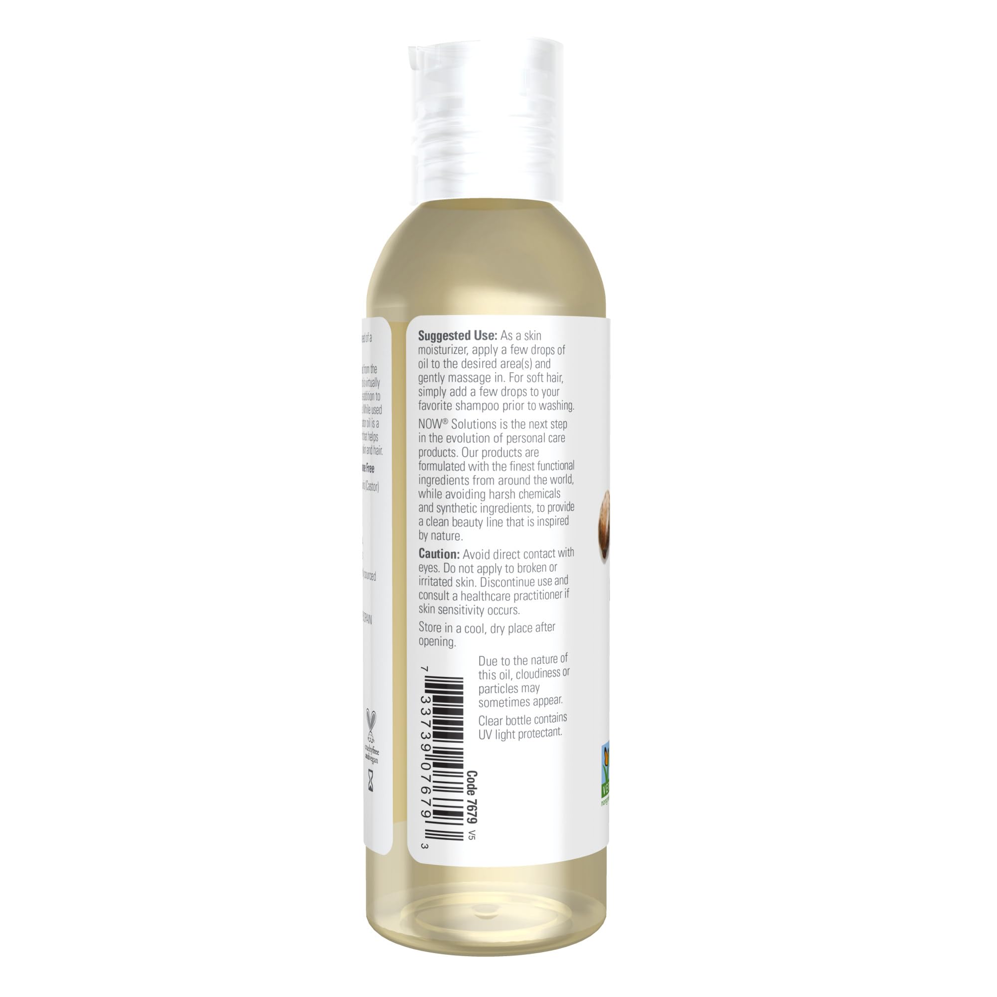 Foto 4 pulgar | Aceite De Ricino Now Solutions Para El Cuidado De La Piel 100% Puro, 120 Ml - Venta Internacional.