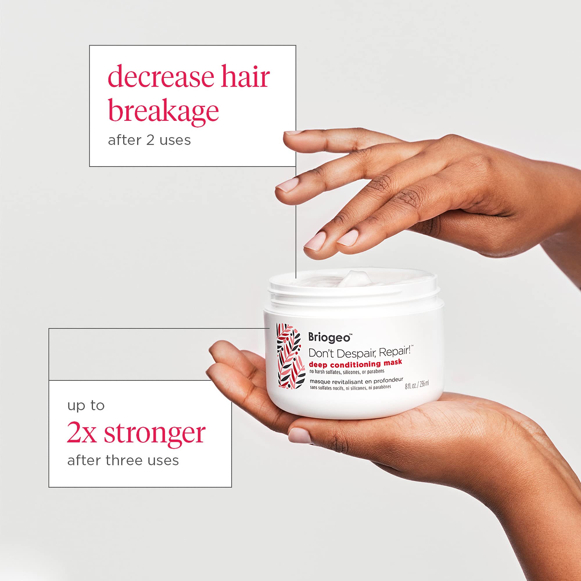 Foto 3 pulgar | Mascarilla Capilar Briogeo Don't Despair Repair Para Cabello Seco 240 Ml - Venta Internacional.