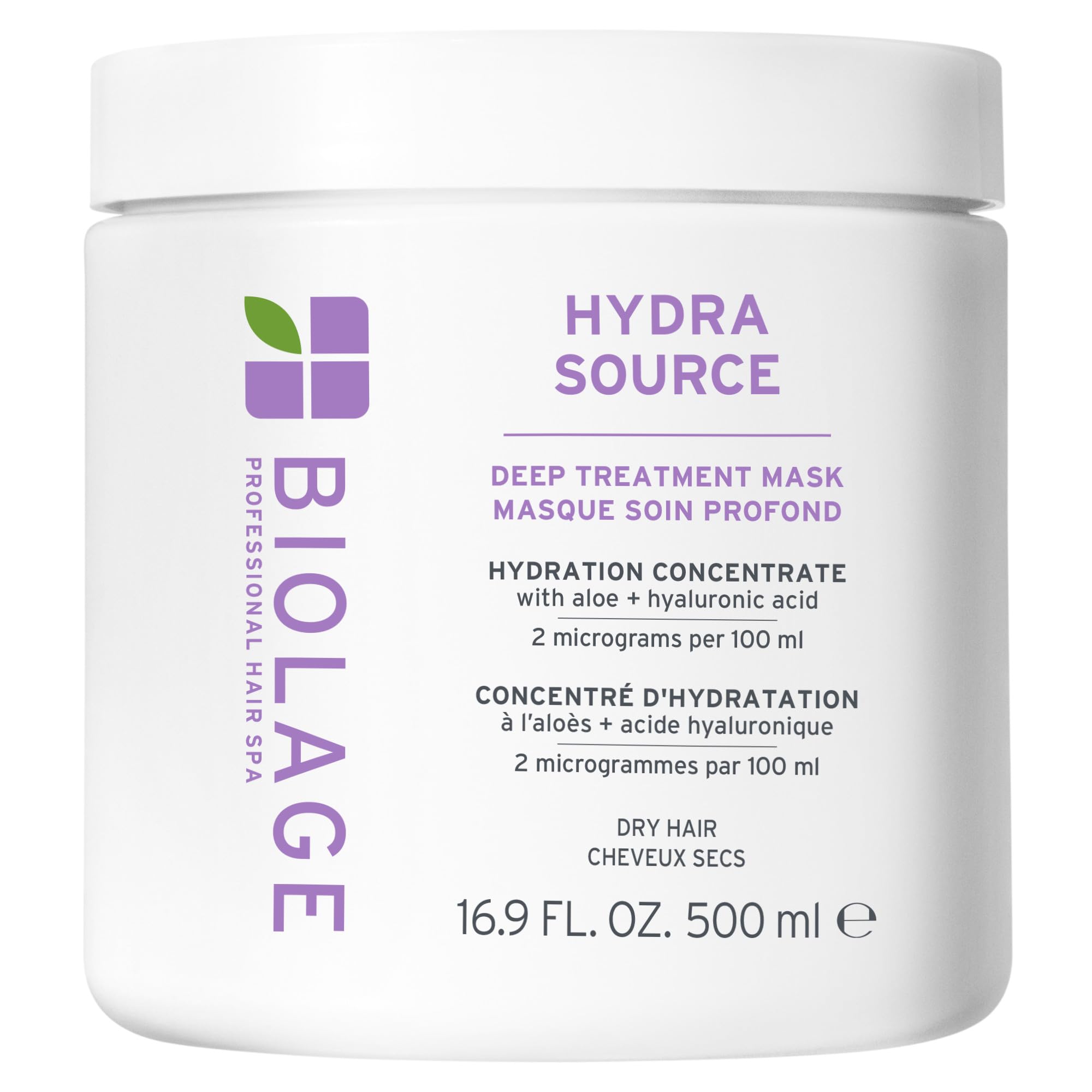 Mascarilla De Tratamiento Capilar Biolage Hydra Source Para Cabello Seco - Venta Internacional.