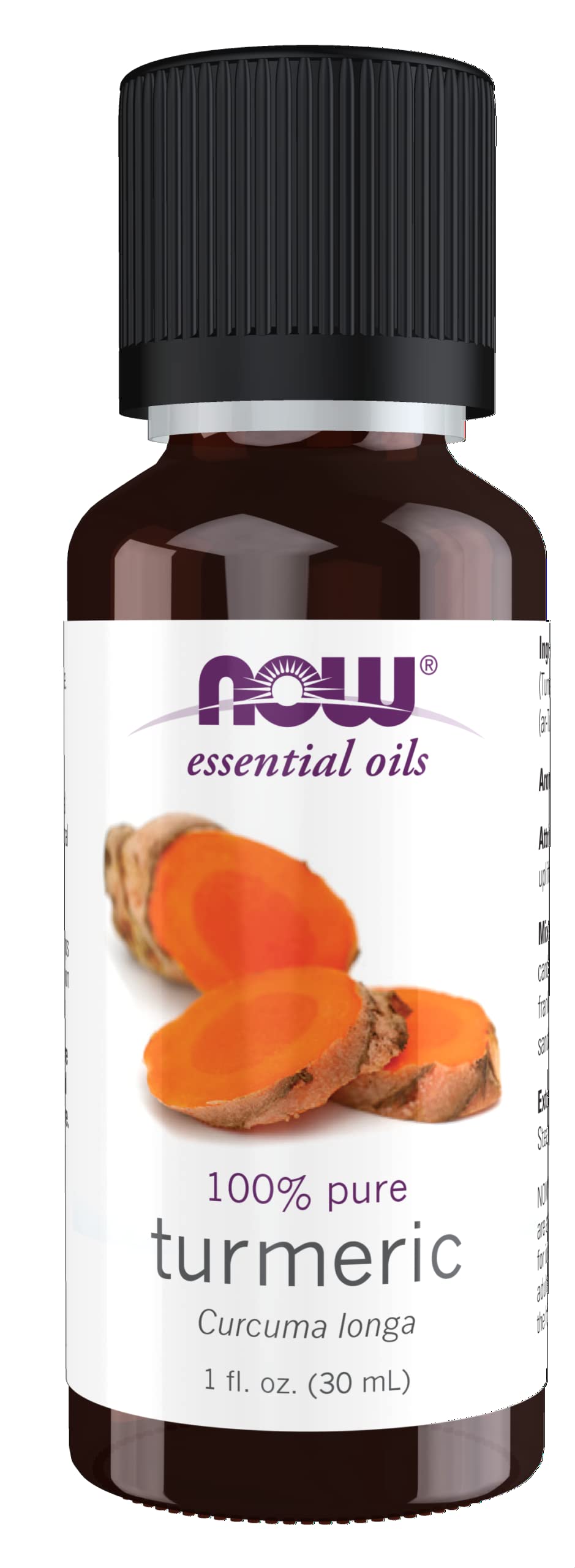 Foto 2 pulgar | Aceite Esencial Now Foods De Cúrcuma, 30 Ml, 100% Puro - Venta Internacional.