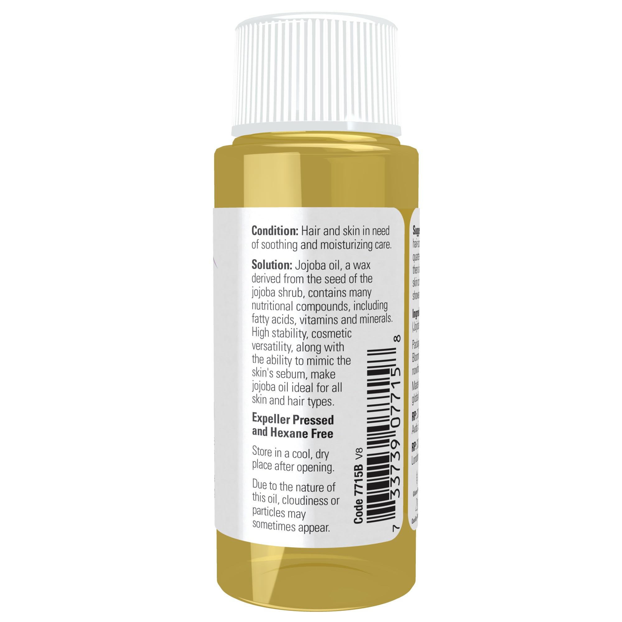 Foto 4 pulgar | Aceite De Jojoba Now Solutions, Hidratante 100% Puro, 30 Ml - Venta Internacional.
