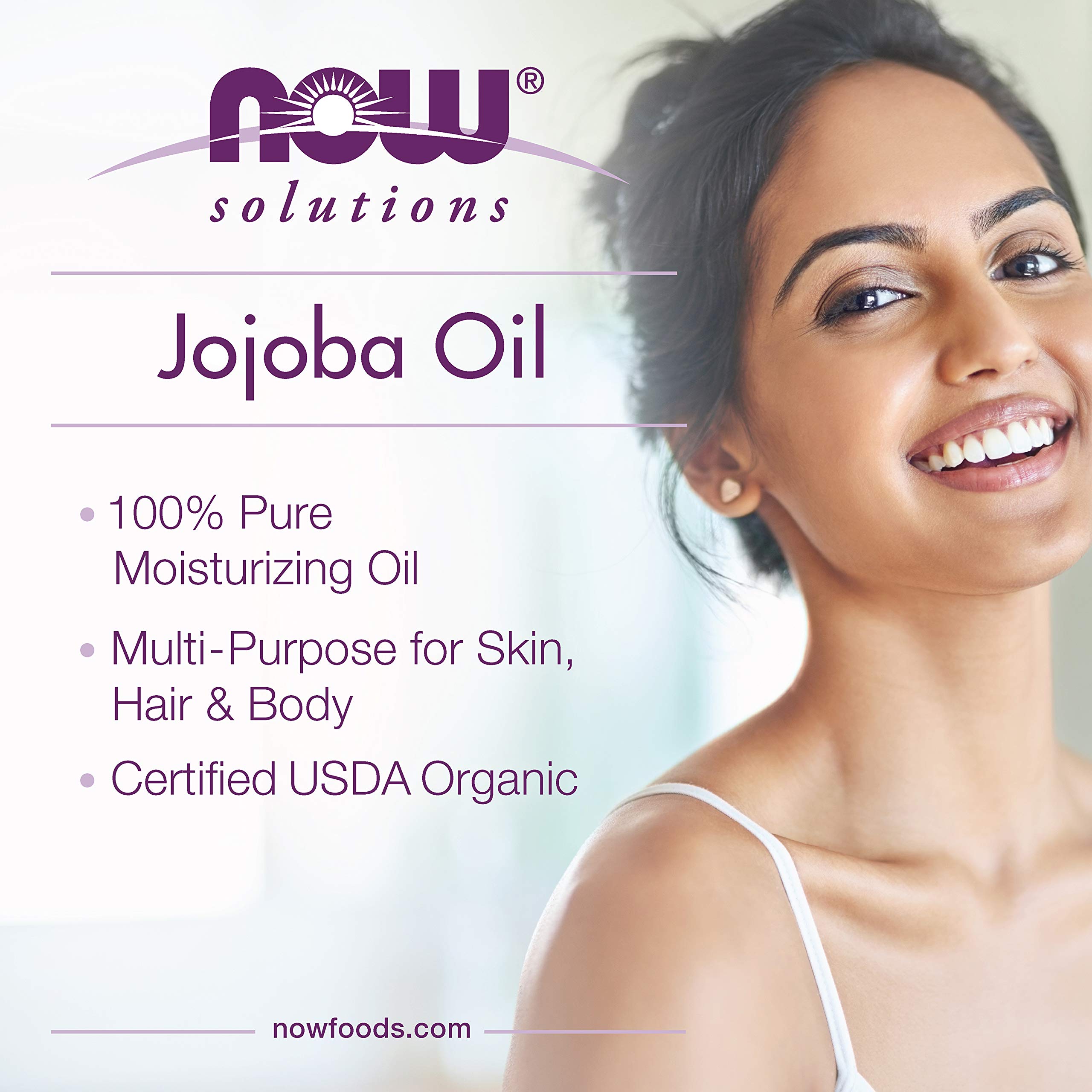 Foto 5 pulgar | Aceite Hidratante Multiusos De Jojoba Orgánica Now Solutions 240 Ml - Venta Internacional.