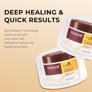 Foto 3 | Tratamiento Capilar Karseell Collagen Deep Repair 25 Ml X 24 - Venta Internacional.