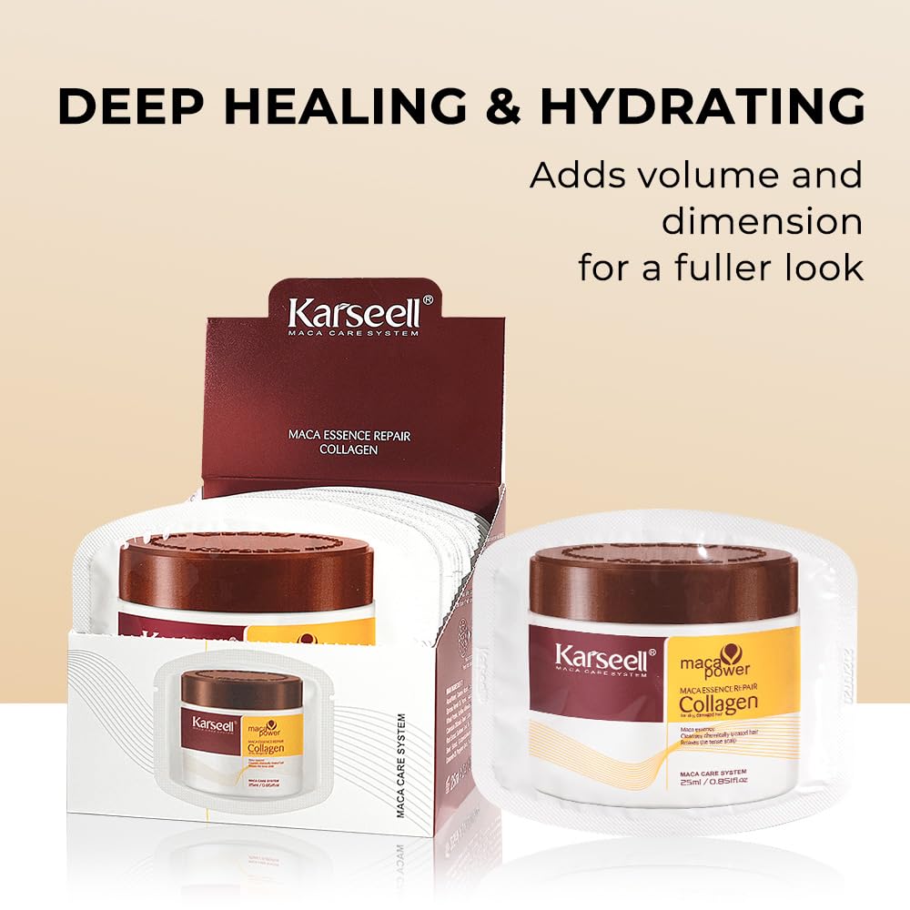 Foto 6 pulgar | Tratamiento Capilar Karseell Collagen Deep Repair 25 Ml X 24 - Venta Internacional.