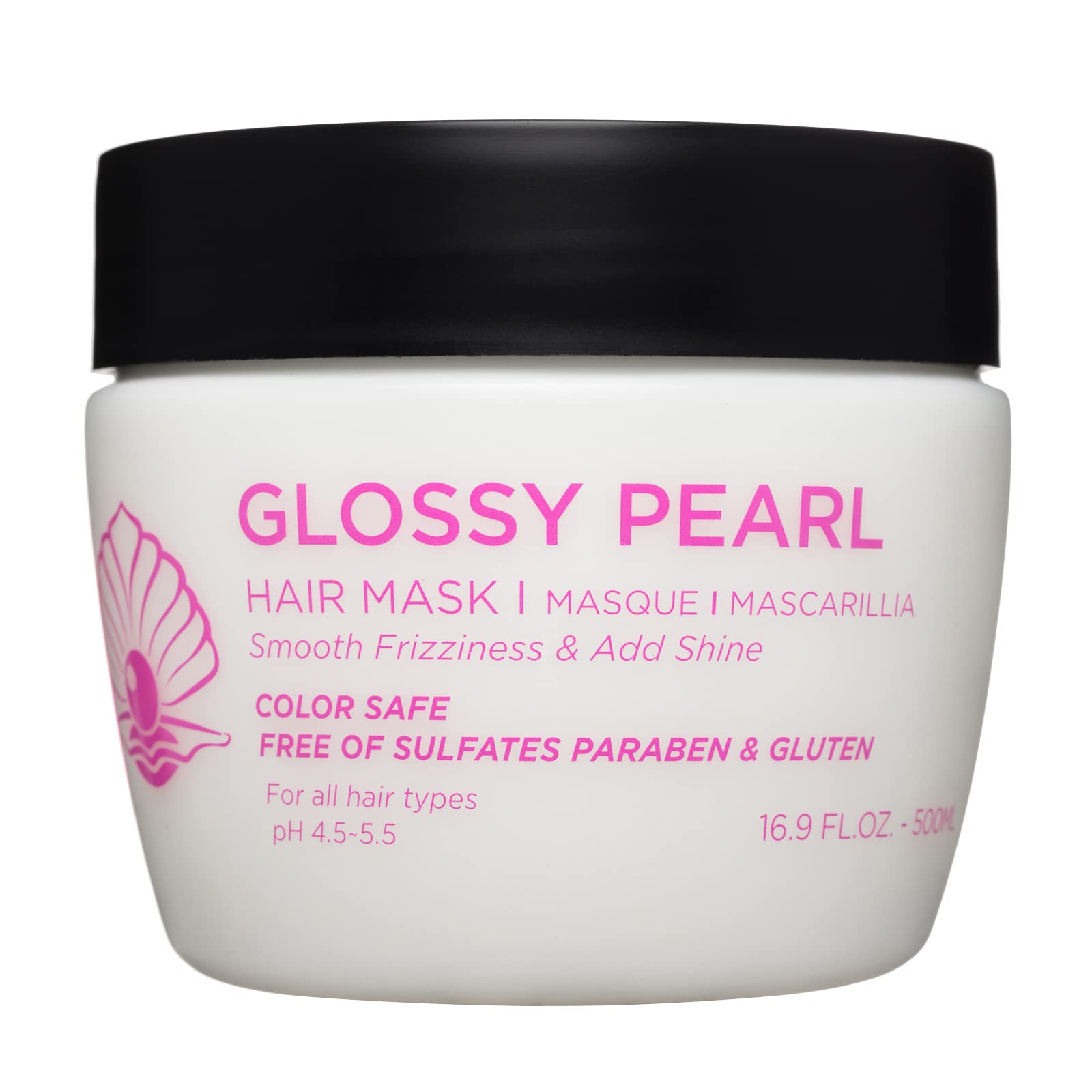 Mascarilla Capilar Luseta Glossy Pearl Que Suaviza E Hidrata El Cabello Dañado - Venta Internacional.