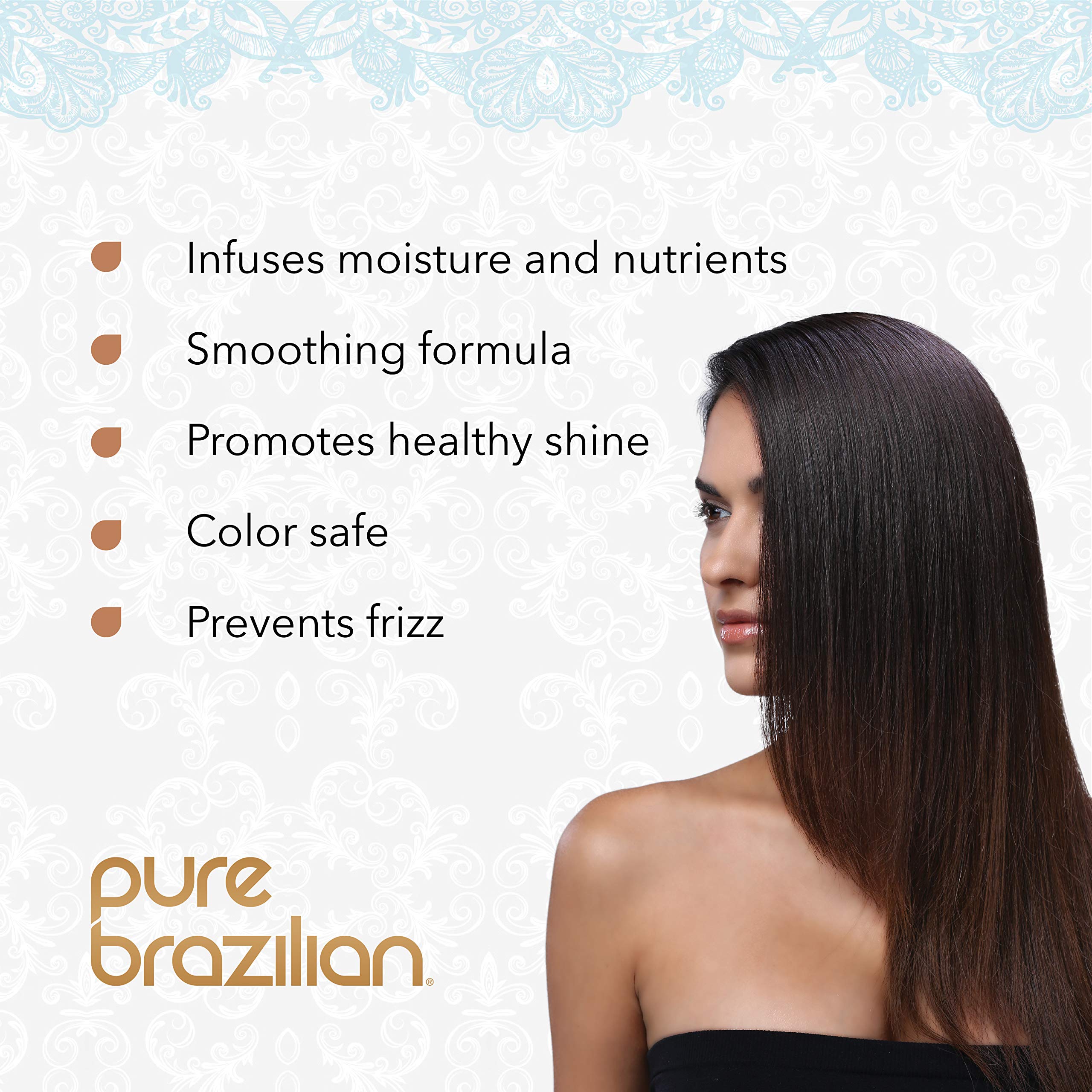 Foto 4 pulgar | Mascarilla Acondicionadora Profunda Pure Brazilian 236 Ml - Venta Internacional.