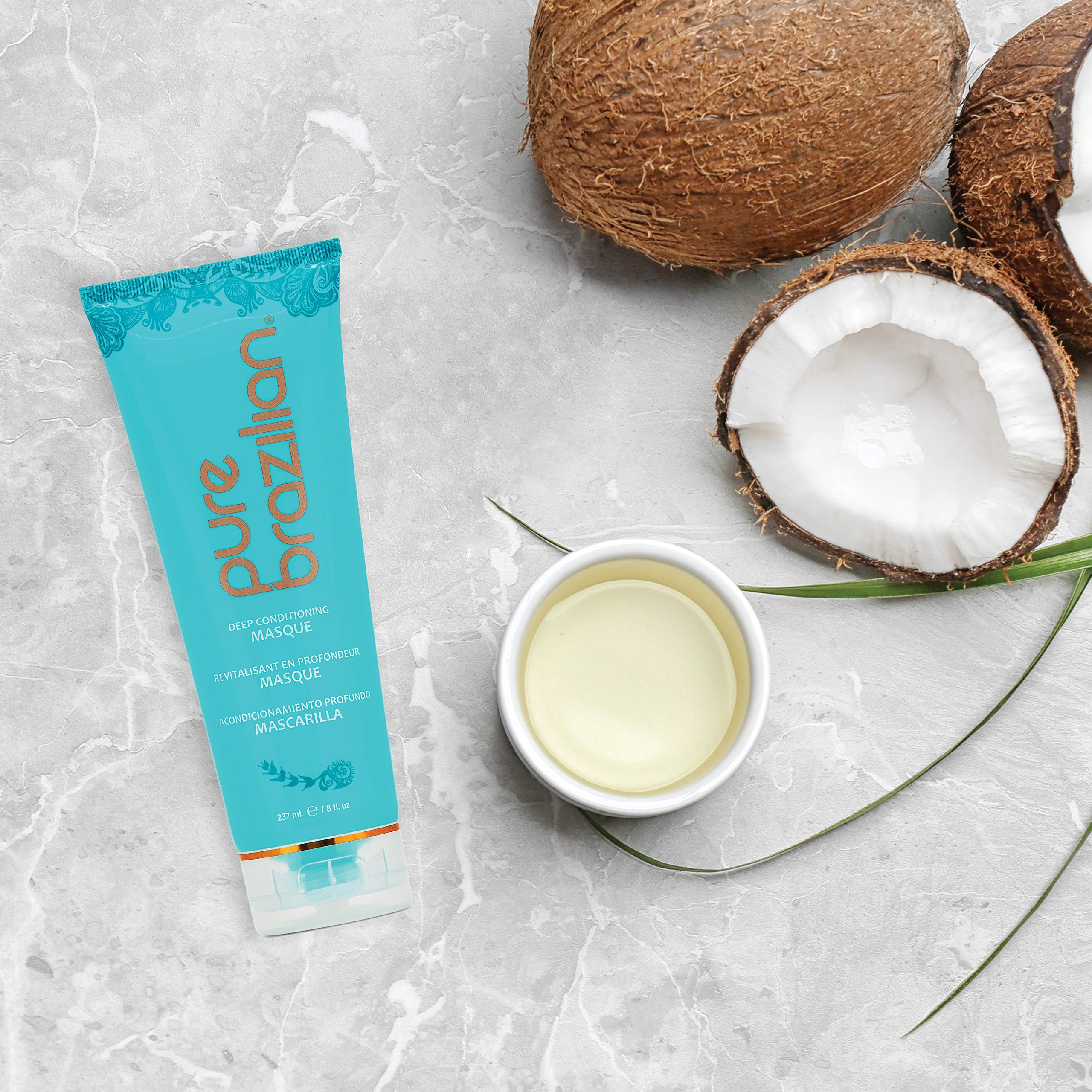 Foto 7 pulgar | Mascarilla Acondicionadora Profunda Pure Brazilian 236 Ml - Venta Internacional.