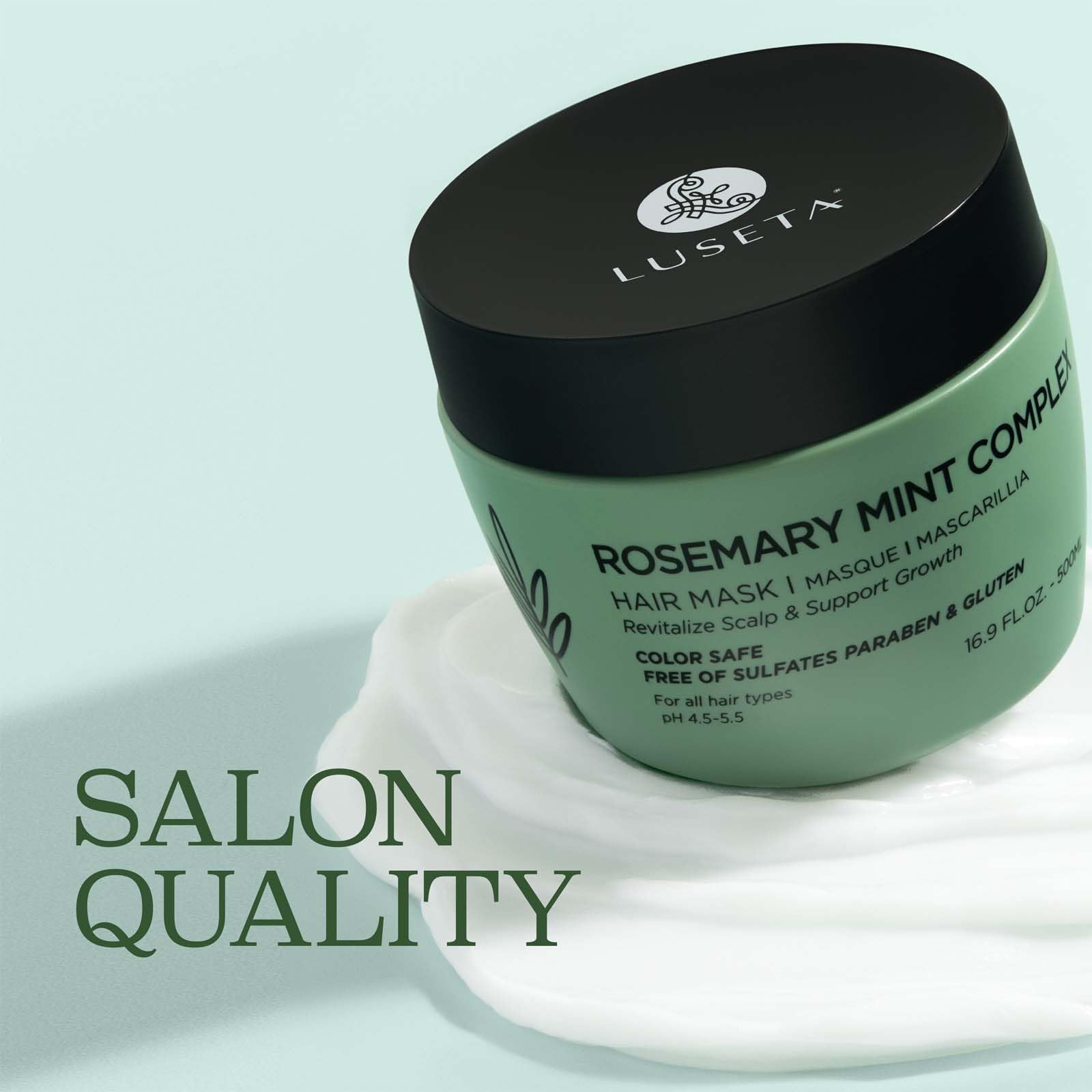 Foto 2 | Mascarilla Capilar Luseta, Romero Y Menta, Fortalecedora, 500 Ml, Para Cabello Seco - Venta Internacional.
