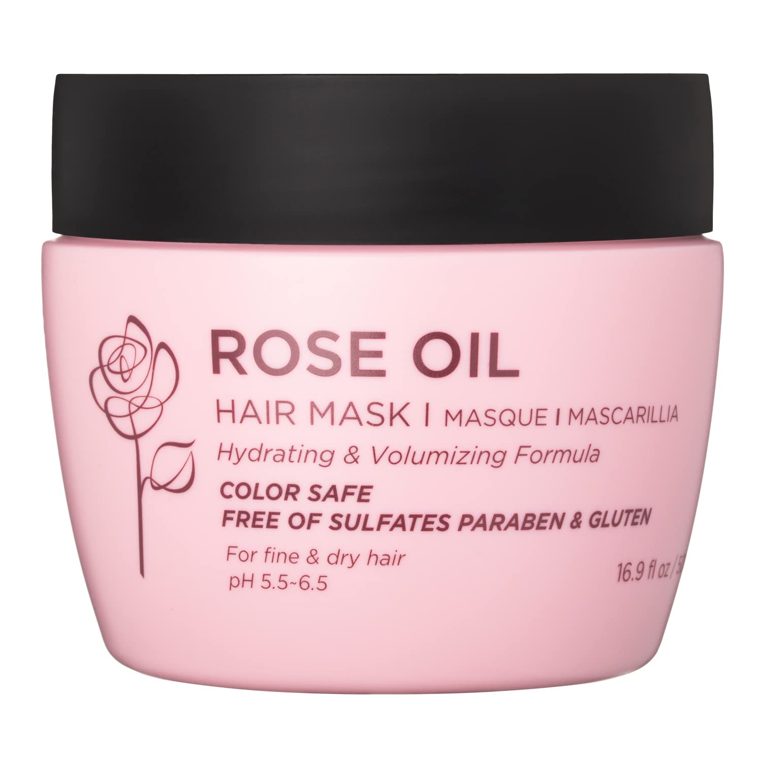 Foto 2 pulgar | Mascarilla Capilar Luseta Con Aceite De Rosa Hidratante Y Humectante, 500 Ml - Venta Internacional.