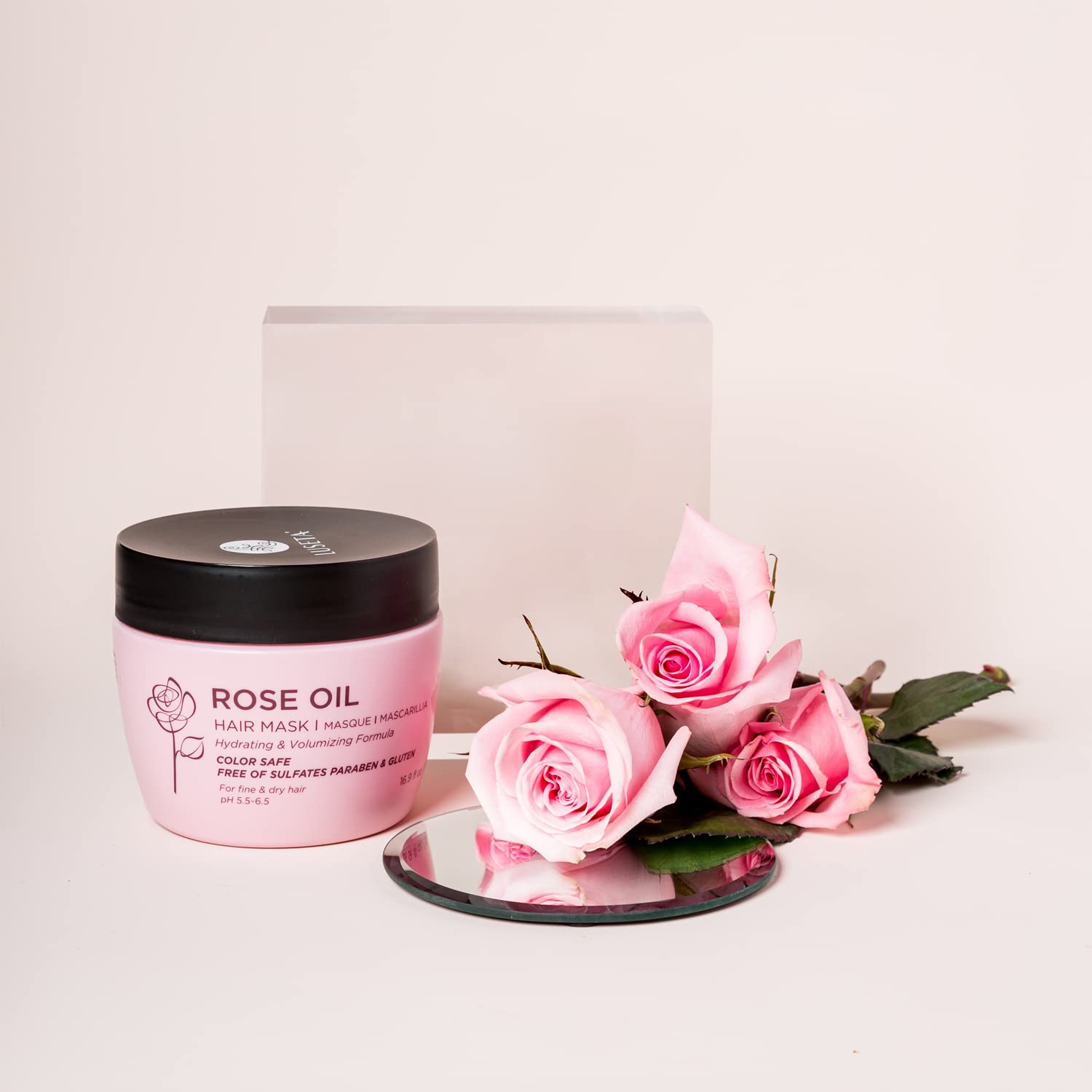 Foto 3 pulgar | Mascarilla Capilar Luseta Con Aceite De Rosa Hidratante Y Humectante, 500 Ml - Venta Internacional.