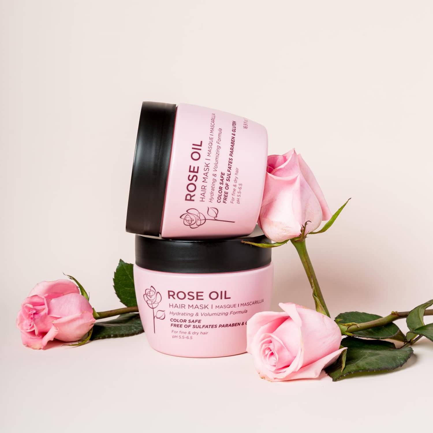 Foto 4 pulgar | Mascarilla Capilar Luseta Con Aceite De Rosa Hidratante Y Humectante, 500 Ml - Venta Internacional.