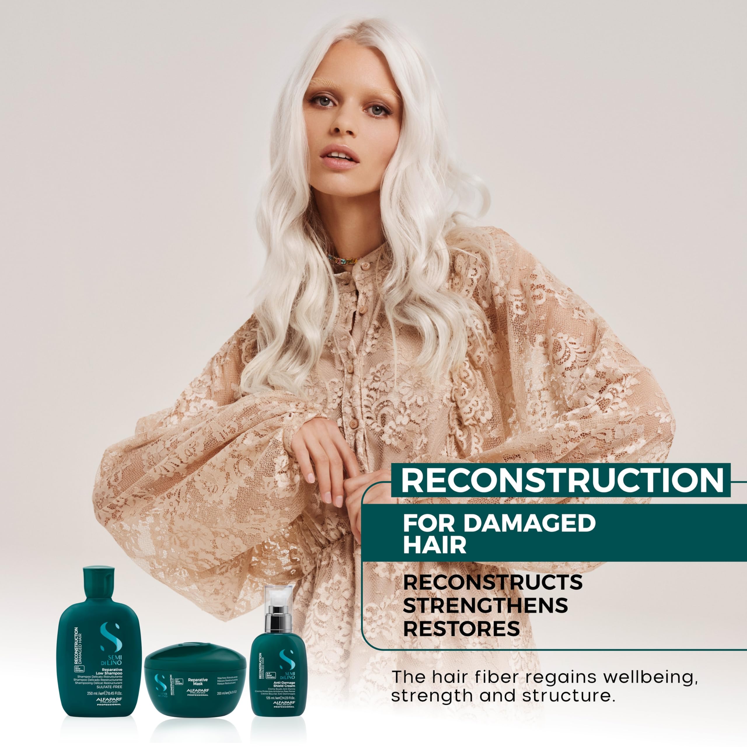 Foto 6 | Mascarilla Capilar Alfaparf Milano Semi Di Lino Reconstruction 200 Ml - Venta Internacional.