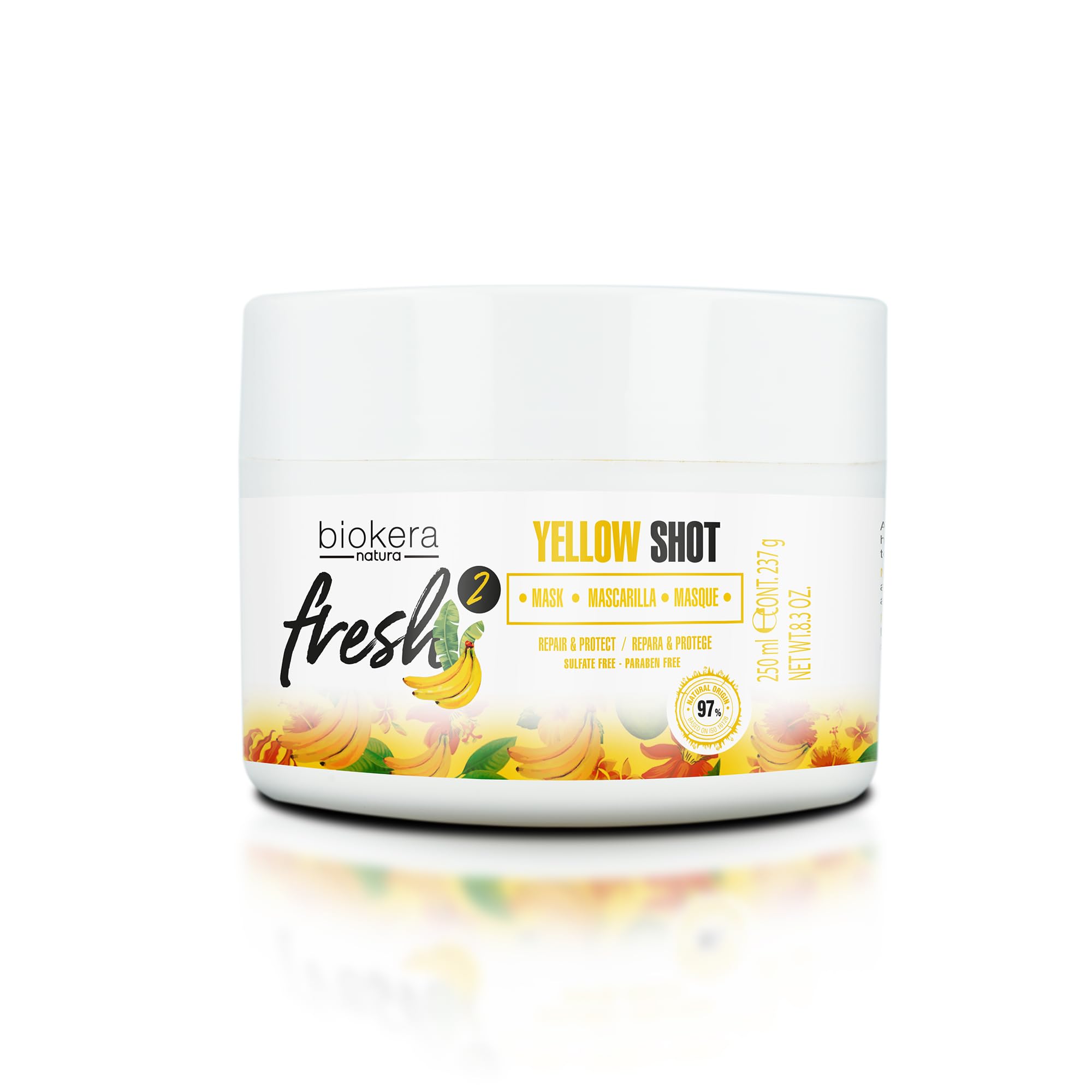 Foto 2 pulgar | Mascarilla Capilar Salerm Deep Repair Biokera Fresh Yellow Shot 250 Ml - Venta Internacional.