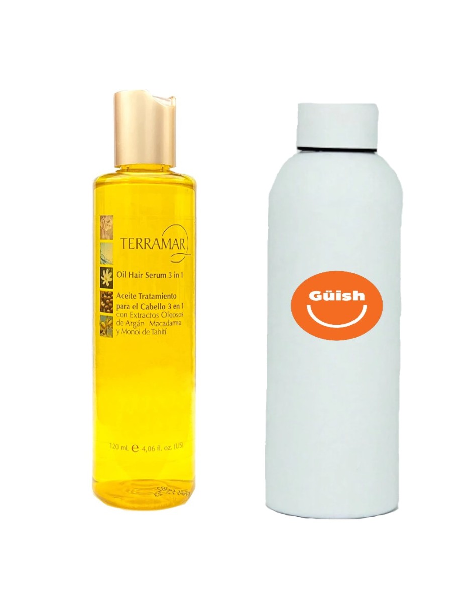 Aceite pra Cabello Terramar con Extractos Naturales +Termo de Agua