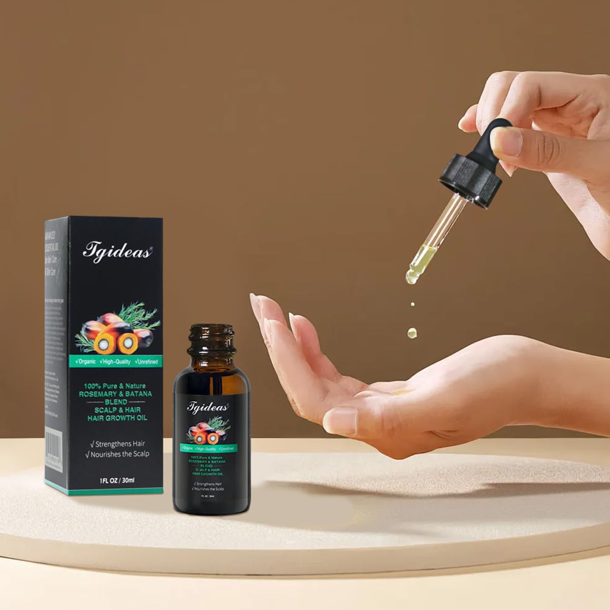 Foto 8 pulgar | Aceite Para El Crecimiento Del Cabello Tgideas Batana Rosemary Organic 30 Ml - Venta Internacional.