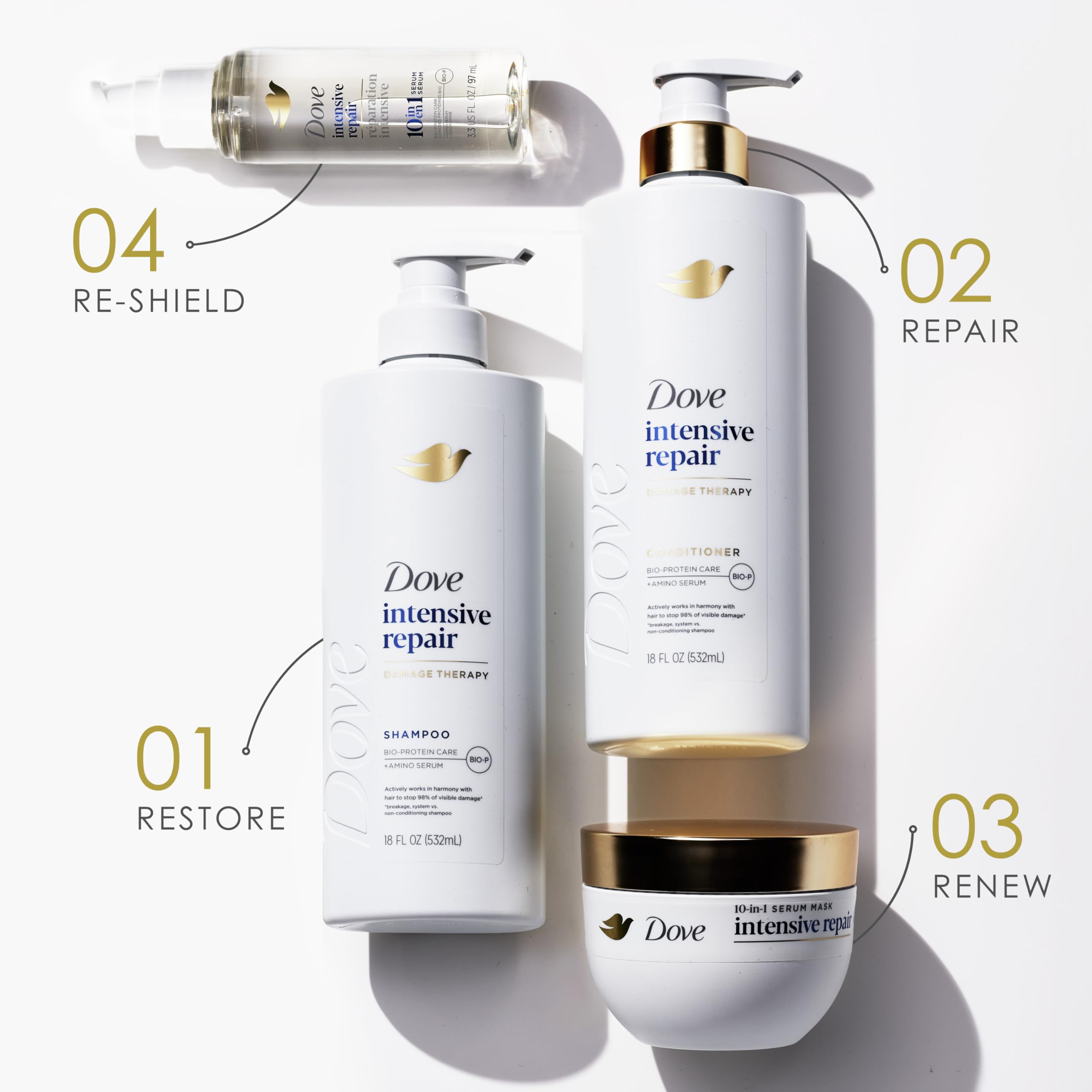 Foto 5 | Sérum Capilar Dove Intensive Repair Amino 100 Ml Para Cabello Dañado - Venta Internacional.