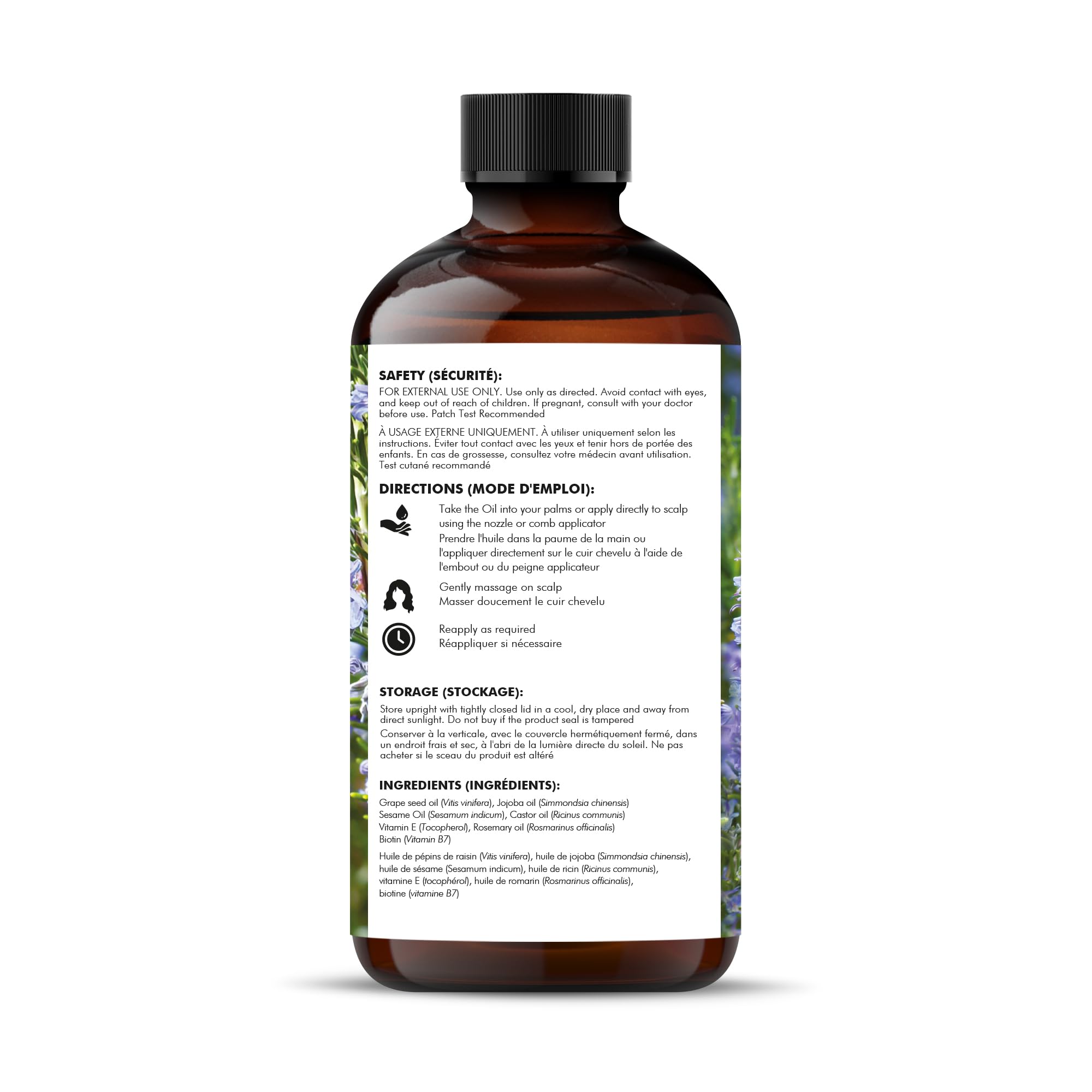 Foto 7 pulgar | Aceite Capilar Majestic Pure Rosemary Con Biotina Para El Crecimiento Del Cabello, 60 Ml - Venta Internacional.