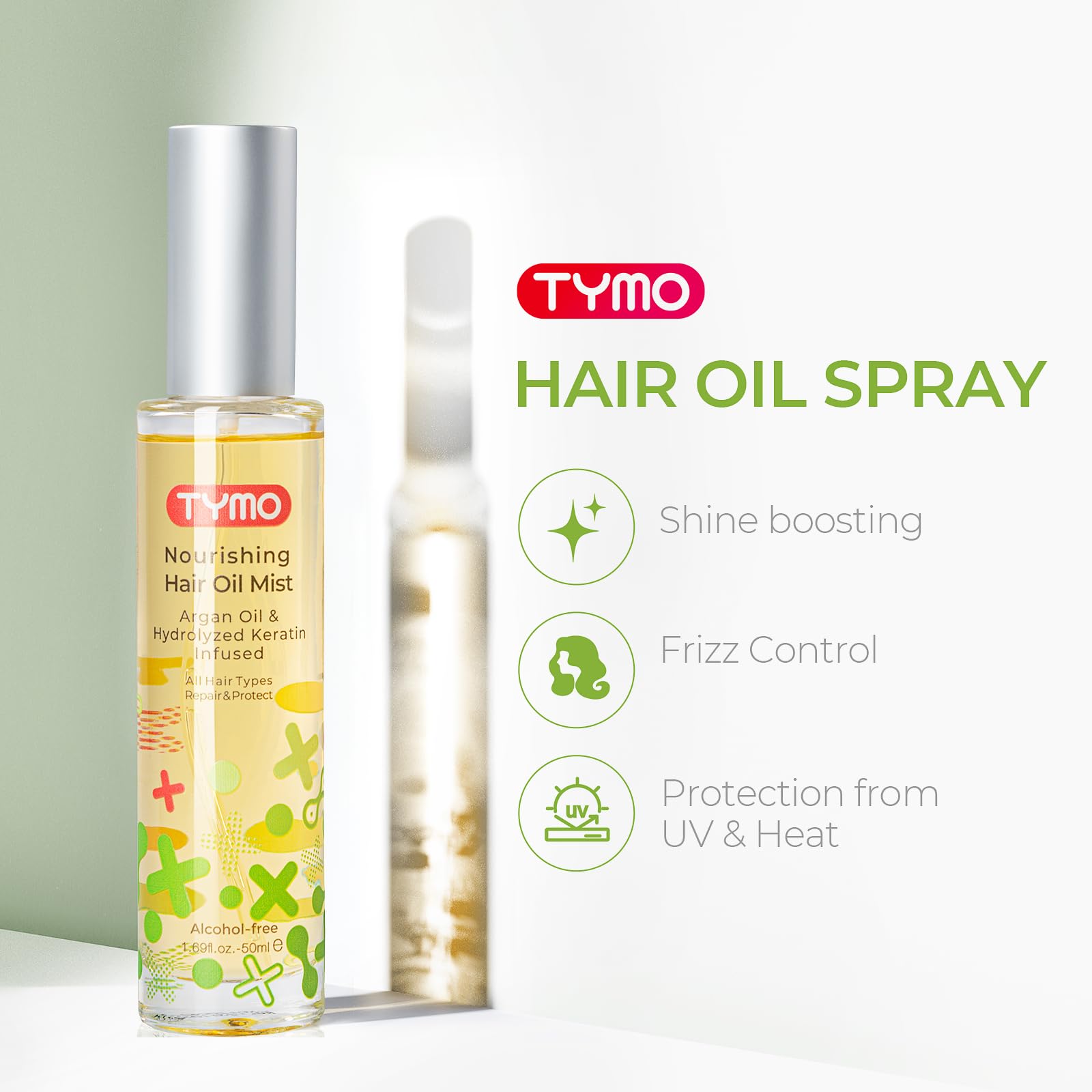 Foto 3 pulgar | Aceite Para El Cabello Tymo, Hidratante, Vegano Y Natural, Mezcla 6 De Argán - Venta Internacional.