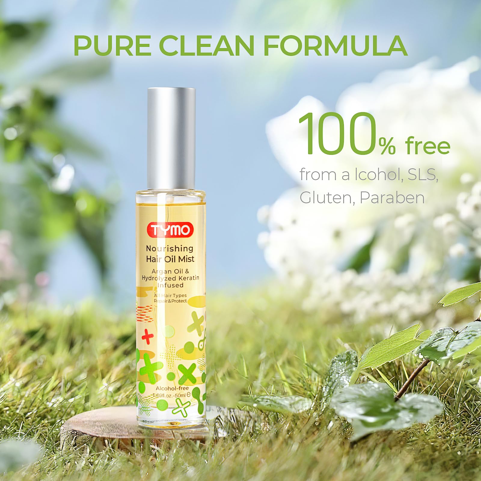 Foto 6 pulgar | Aceite Para El Cabello Tymo, Hidratante, Vegano Y Natural, Mezcla 6 De Argán - Venta Internacional.