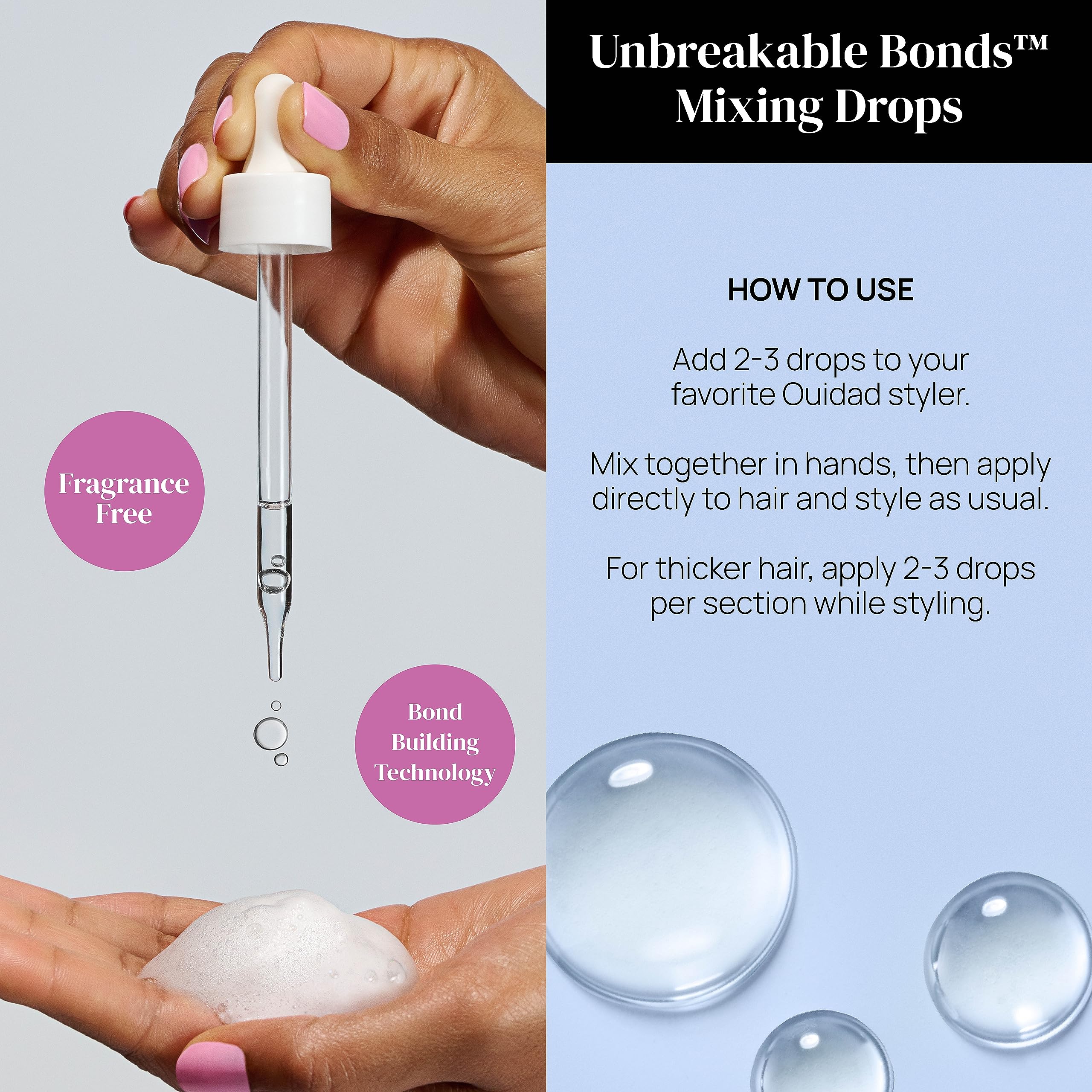 Foto 3 pulgar | Mixing Drops Ouidad Unbreakable Bonds Strenged Repair, 60 Ml - Venta Internacional.