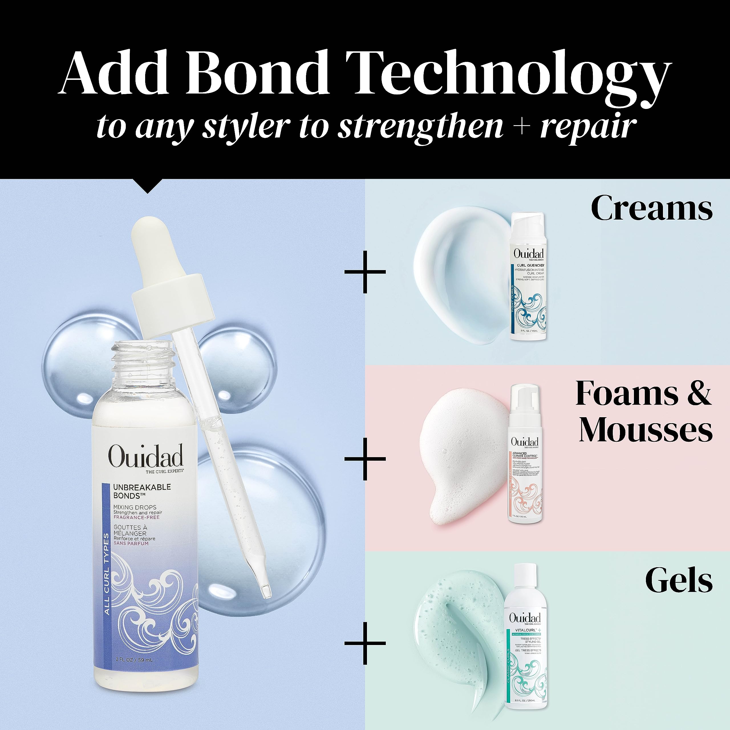 Foto 4 pulgar | Mixing Drops Ouidad Unbreakable Bonds Strenged Repair, 60 Ml - Venta Internacional.