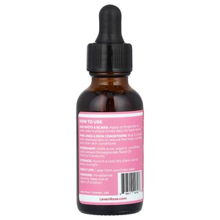 Foto 2 | Aceite De Semillas De Granada Leven Rose, 30 Ml, 100% Puro Y Orgánico - Venta Internacional.