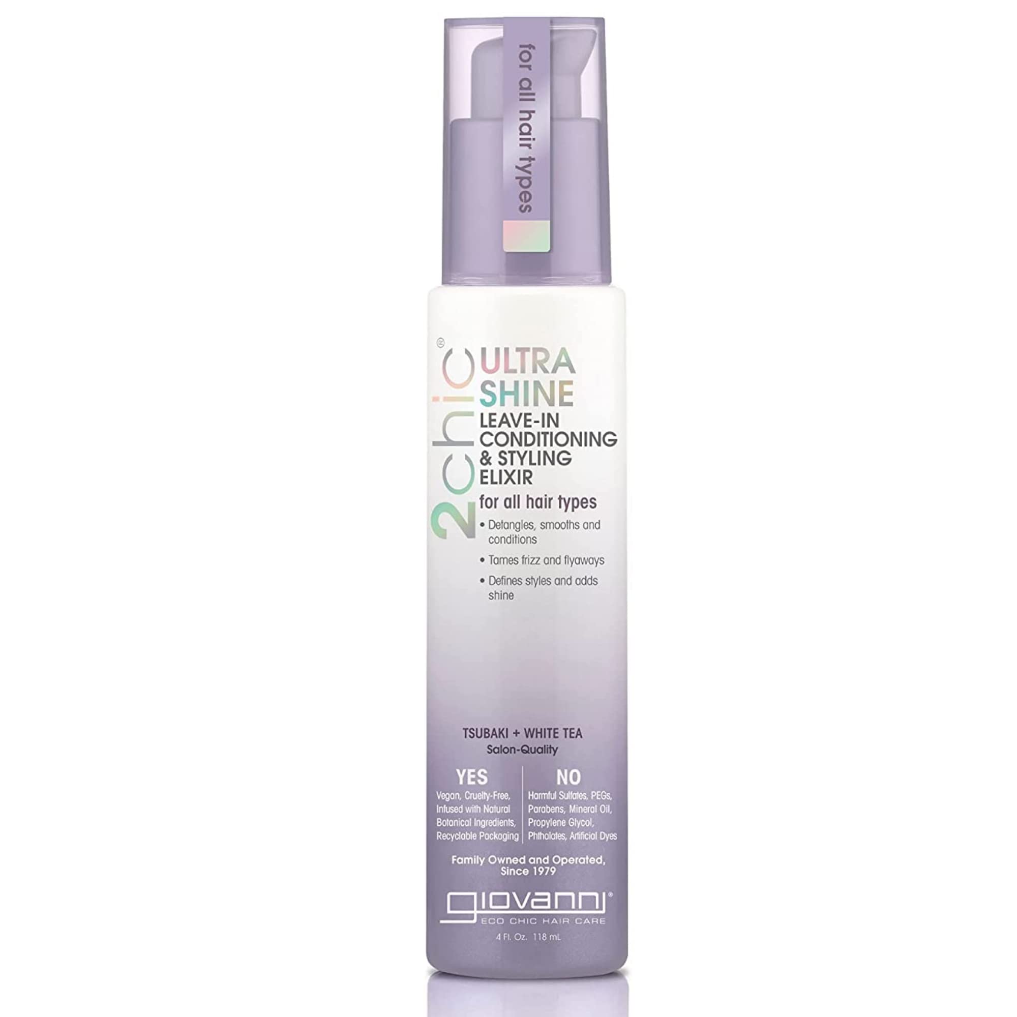 Elixir Acondicionador Y De Peinado Sin Enjuague Giovanni 2chic - Venta Internacional.