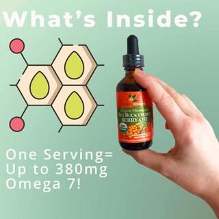 Foto 4 | Aceite De Bayas De Espino Amarillo Seabuckwonders 50 Ml 100% Orgánico - Venta Internacional.