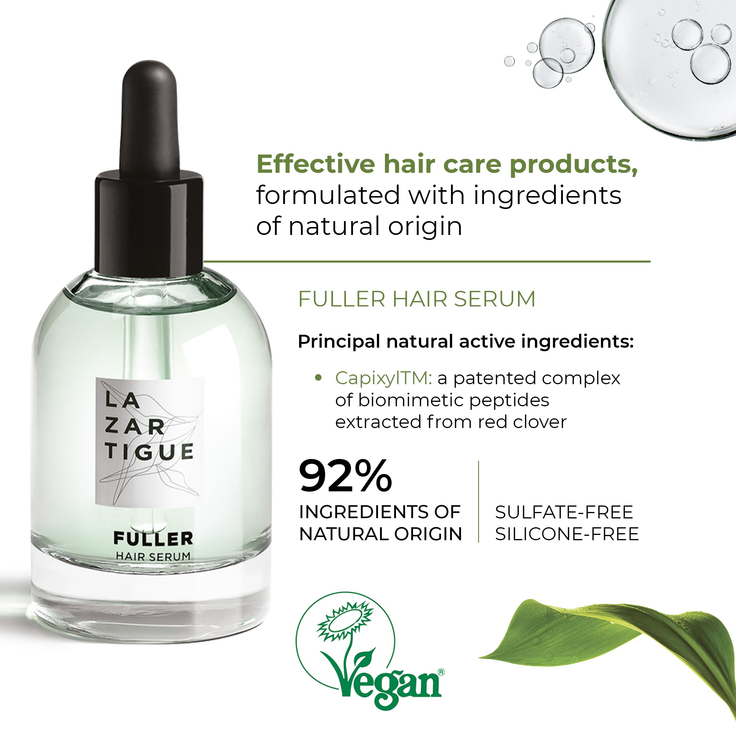 Foto 5 pulgar | Sérum Para El Cabello Lazartigue Fuller Para Tratamiento Del Cuero Cabelludo, 50 Ml, Vegano - Venta Internacional.
