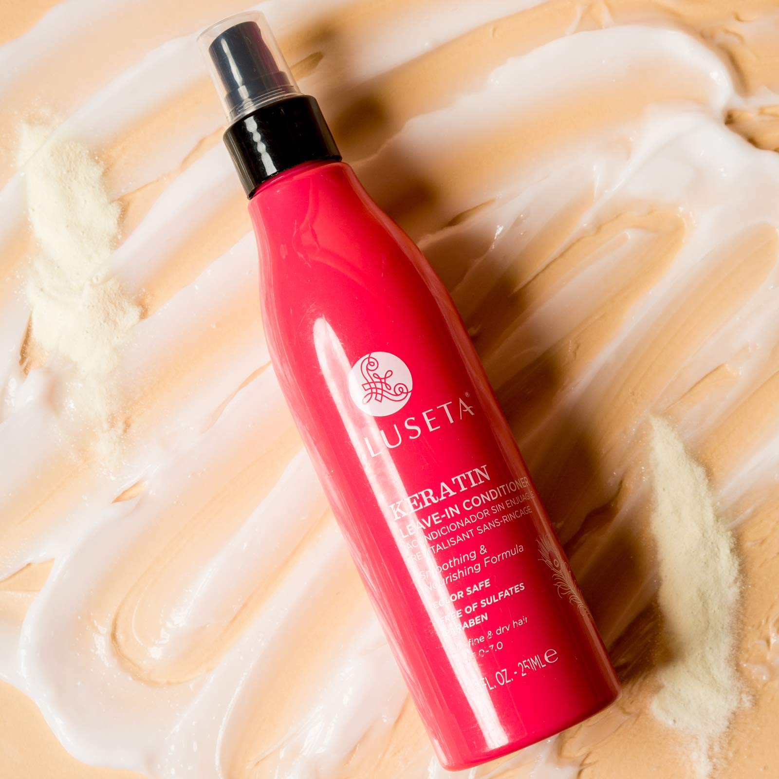 Foto 3 pulgar | Acondicionador Sin Enjuague Luseta Keratin Anti Frizz 250 Ml - Venta Internacional.