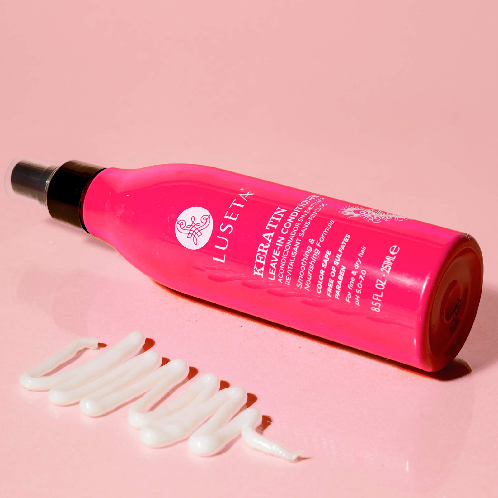 Foto 4 pulgar | Acondicionador Sin Enjuague Luseta Keratin Anti Frizz 250 Ml - Venta Internacional.