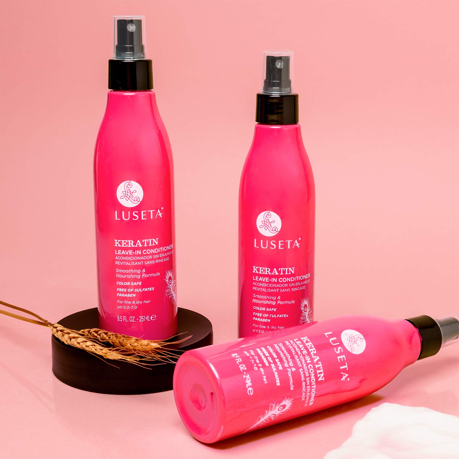 Foto 7 pulgar | Acondicionador Sin Enjuague Luseta Keratin Anti Frizz 250 Ml - Venta Internacional.
