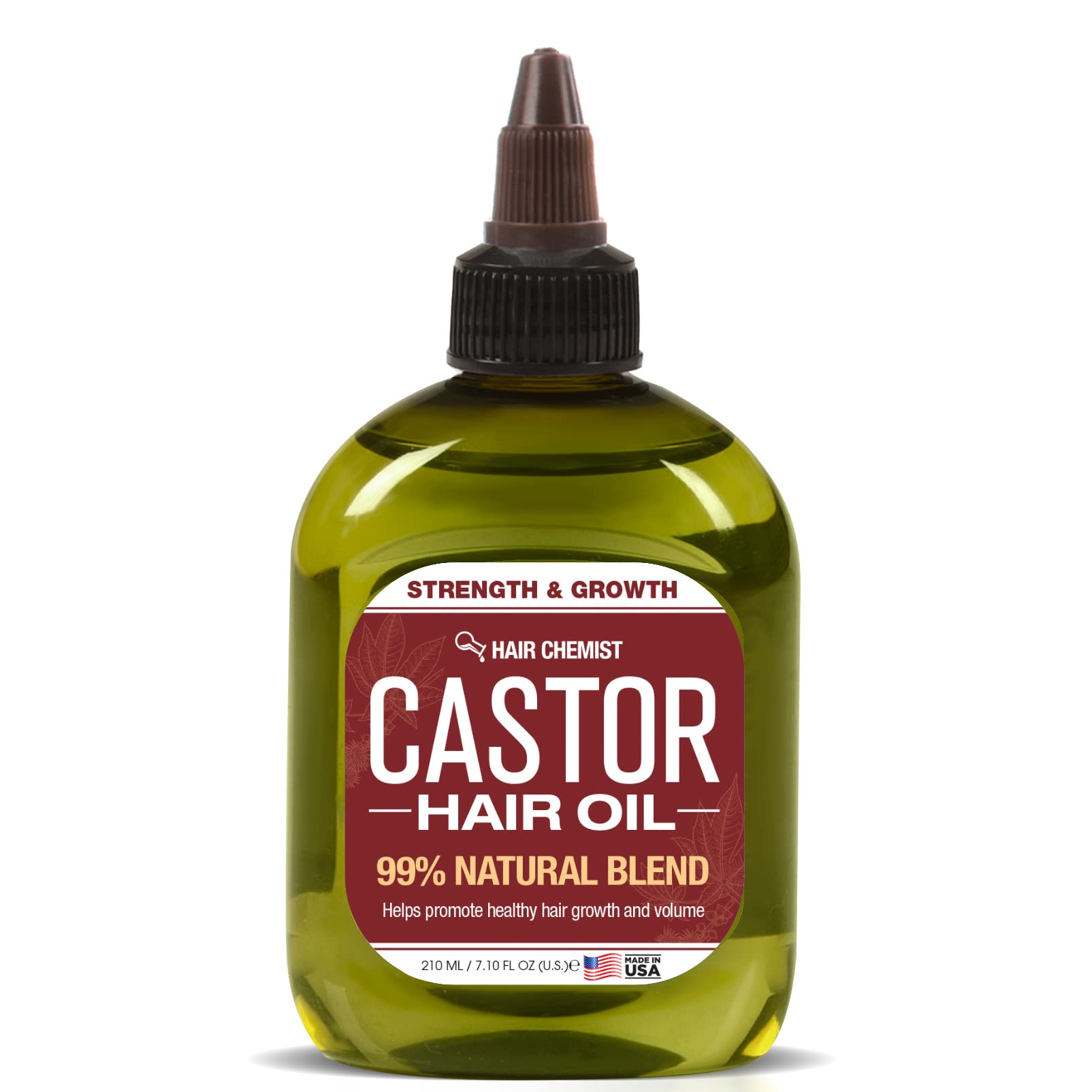 Aceite Capilar Hair Chemist Castor Premium, 210 Ml, Fortalecedor - Venta Internacional.