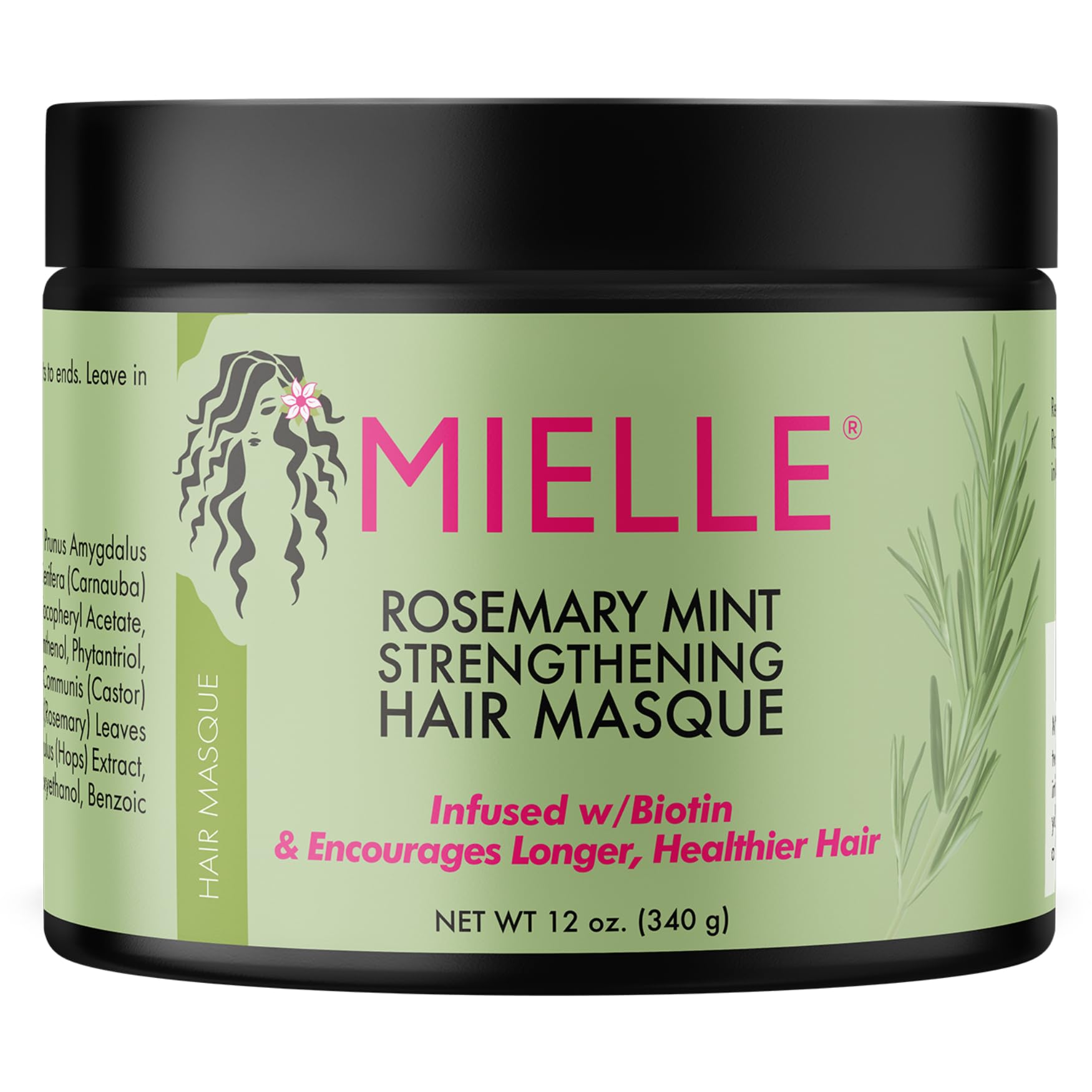 Foto 2 pulgar | Mascarilla Capilar Mielle Organics Rosemary Mint Strengthening 350 Ml - Venta Internacional.