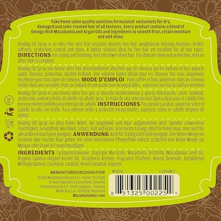 Foto 4 | Spray De Aceite Capilar Macadamia Healing 125 Ml Para Todo Tipo De Cabello - Venta Internacional.
