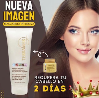 Foto 2 | Tratamiento De Mascarilla Capilar Terramar Con Aceite De Argán, 120 Ml, Repara Los Daños - Venta Internacional.