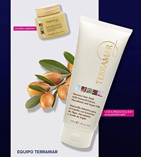 Foto 3 | Tratamiento De Mascarilla Capilar Terramar Con Aceite De Argán, 120 Ml, Repara Los Daños - Venta Internacional.